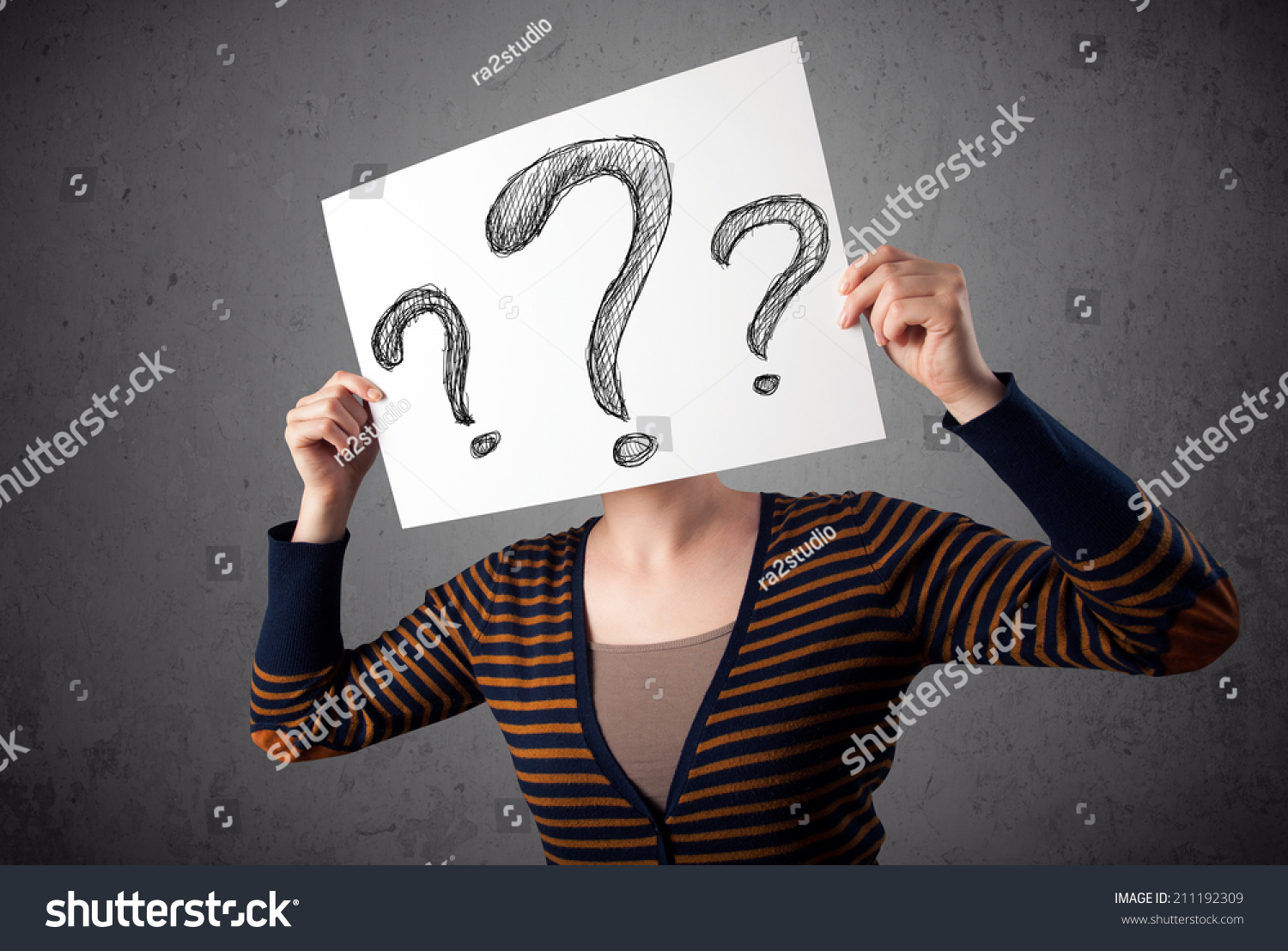  Tawny Brown Classic  Template Design Featuring Young Woman Holding a Paper