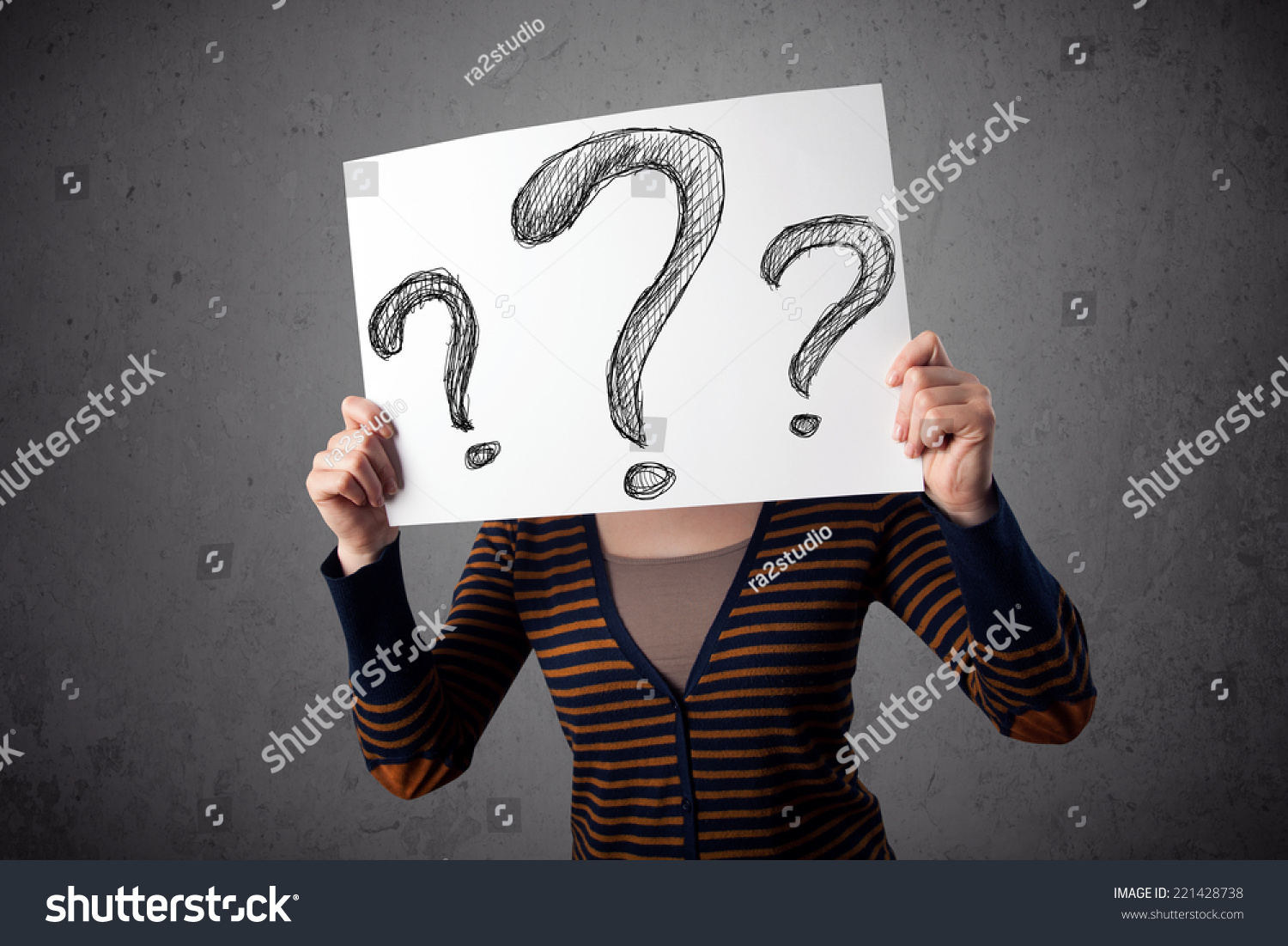  Tawny Brown Classic  Template Design Featuring Young Woman Holding a Paper