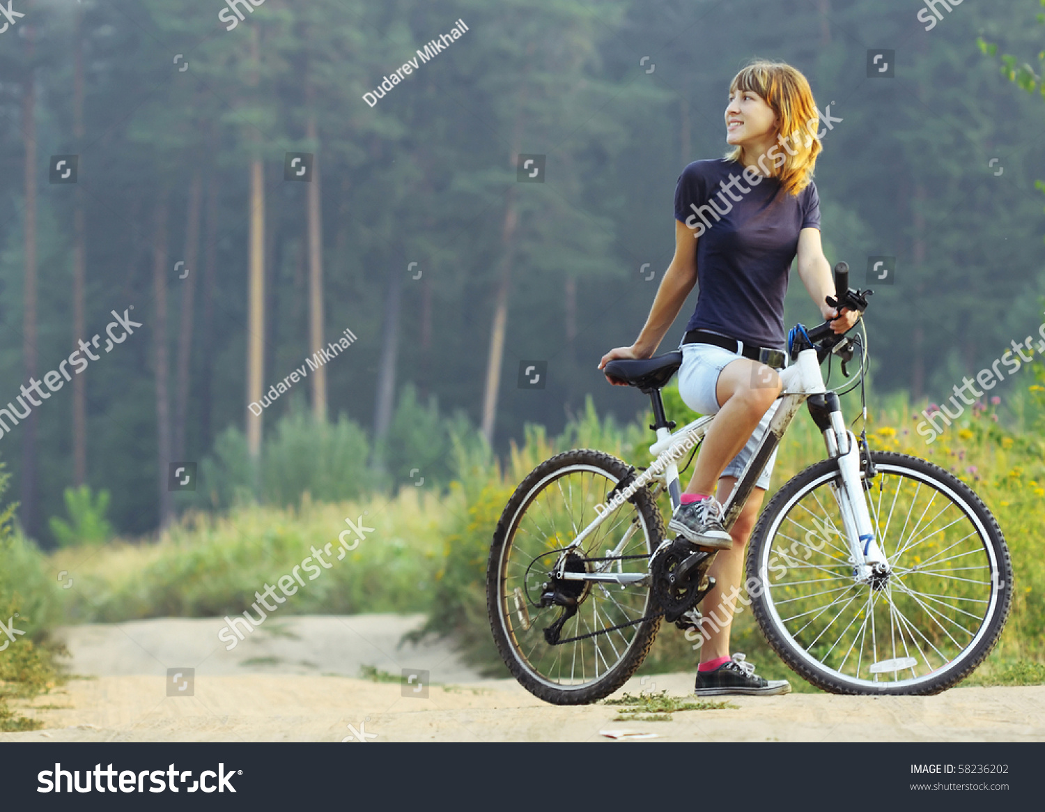 bike standing photos