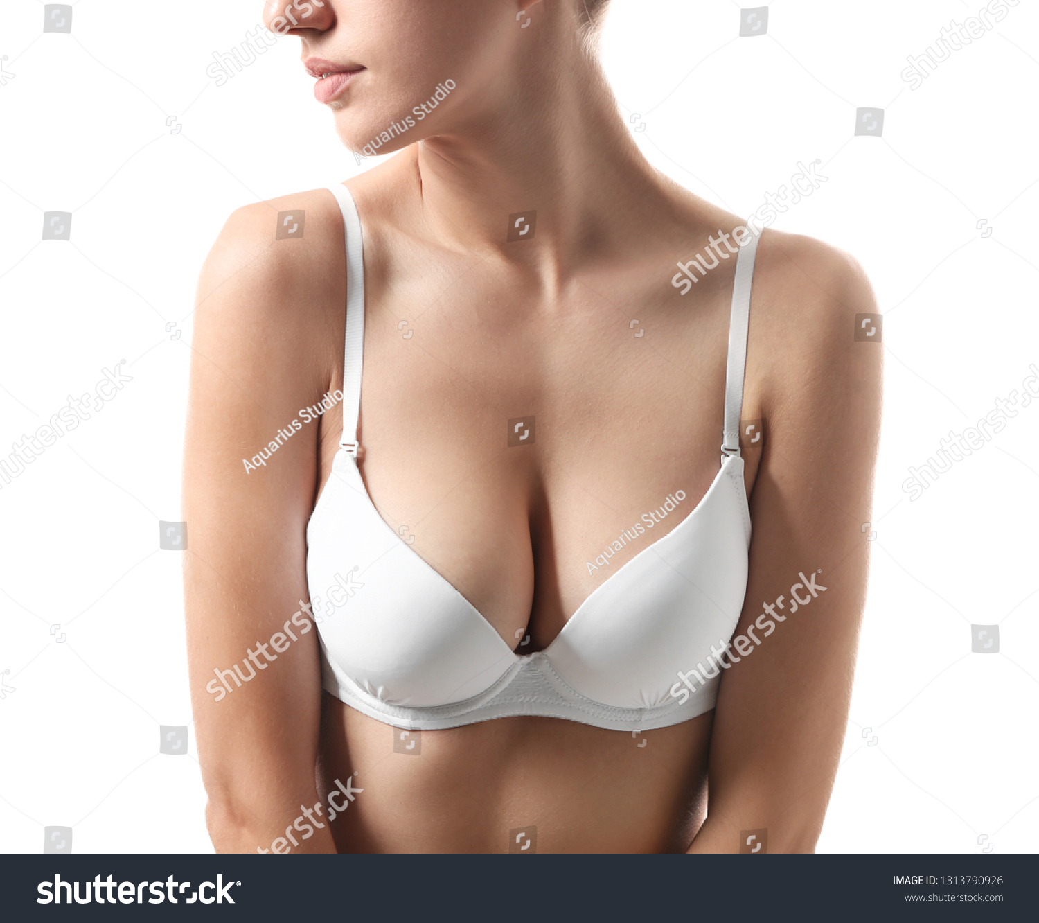 Girl breast picture