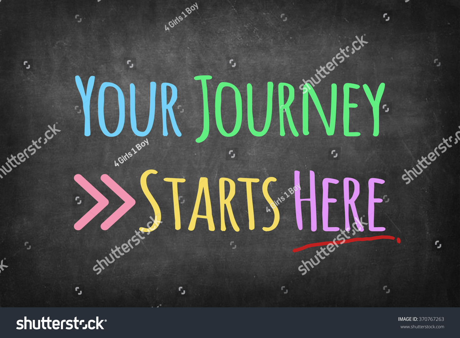 your journey starts here slogan