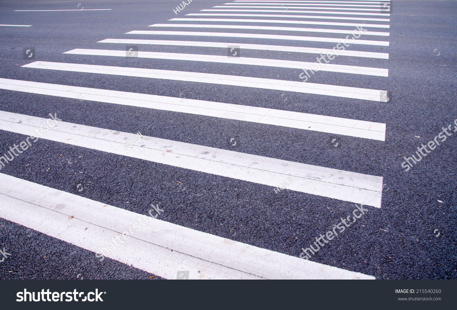 Zebra Crossing Stock Photo 215540260 : Shutterstock