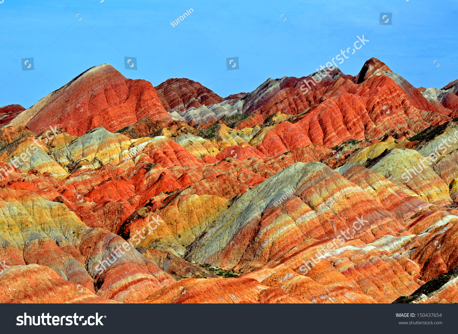 Zhangye China July 27 Danxia Landform Stock Photo 150437654 | Shutterstock