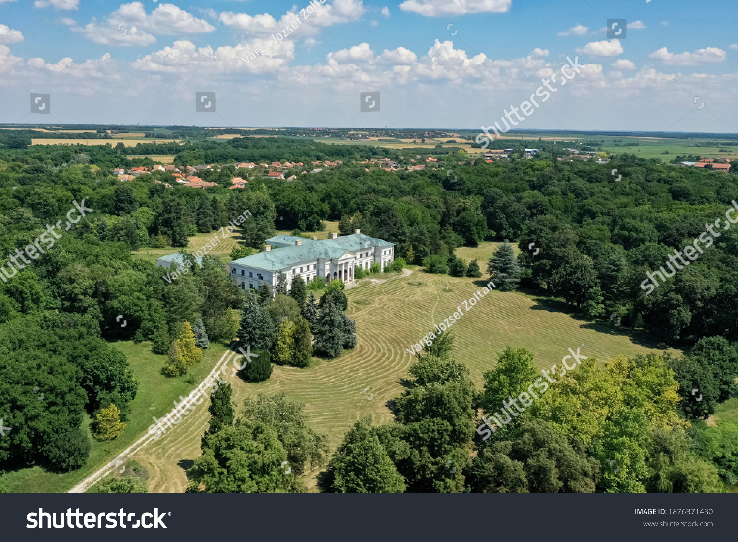 Zichy Hadik Castle Built 1821 Classicist Stock Photo 1876371430 ...