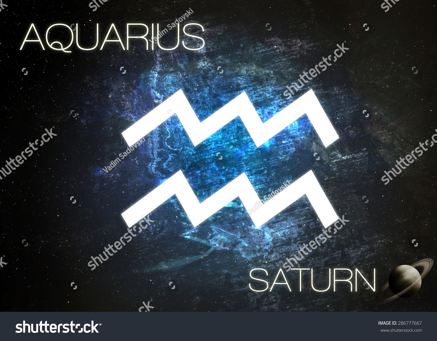 Zodiac Sign Aquarius Stock Photo 286777667 | Shutterstock