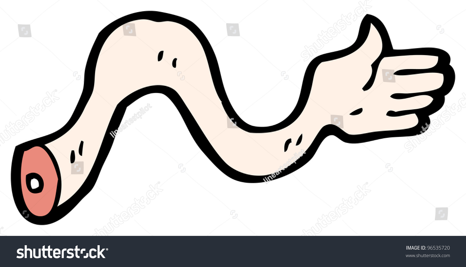 Zombie Arm Cartoon Stock Photo 96535720 : Shutterstock