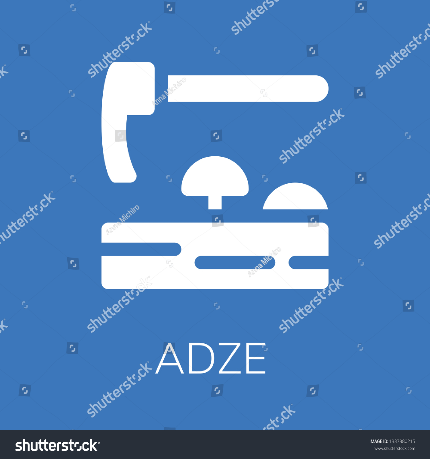 SVG of  Adze icon. Editable  Adze icon for web or mobile. svg
