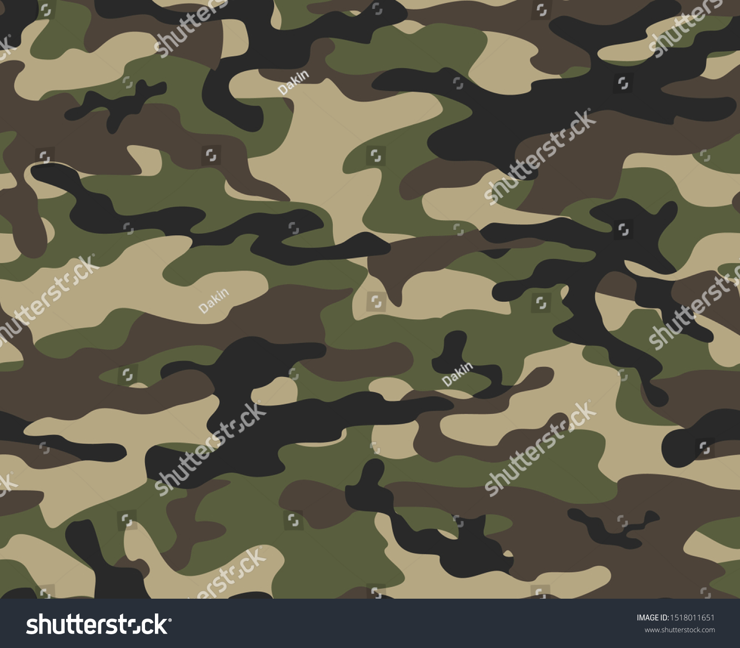 Army Camouflage Military Print Pattern New Stock Vector Royalty Free