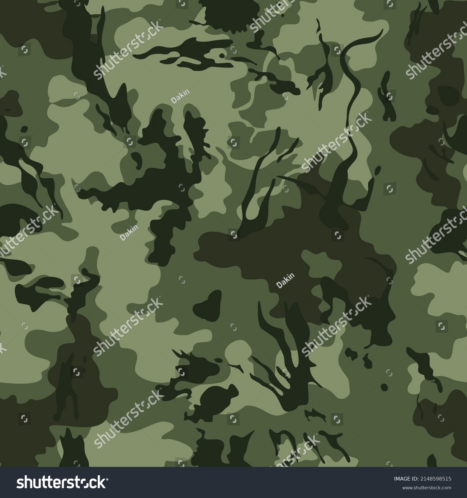 Army Green Camouflage Military Uniform Texture Stock Vector (Royalty ...