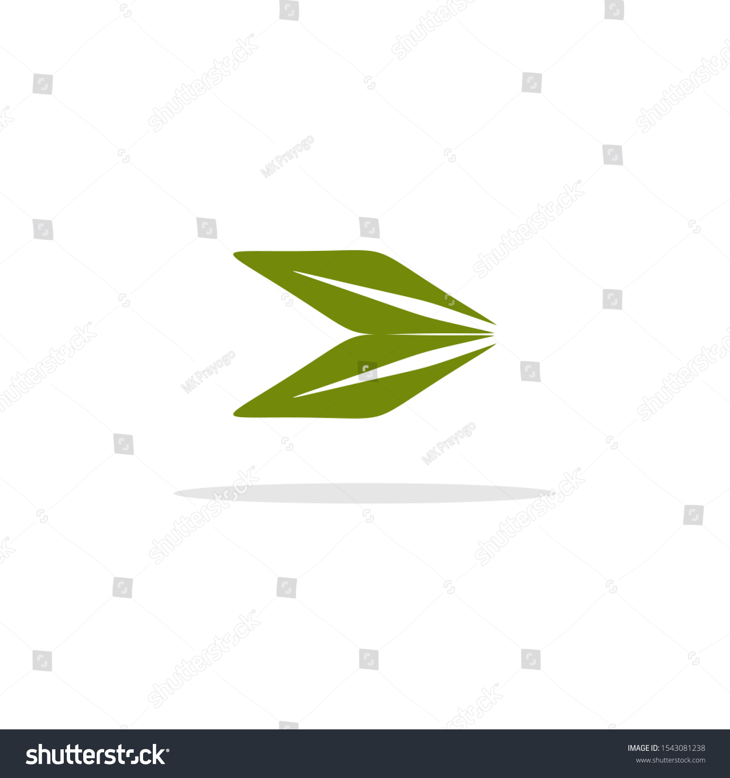 Arrow Icon Symblo Vector Illustration Flat Stock Vector Royalty Free