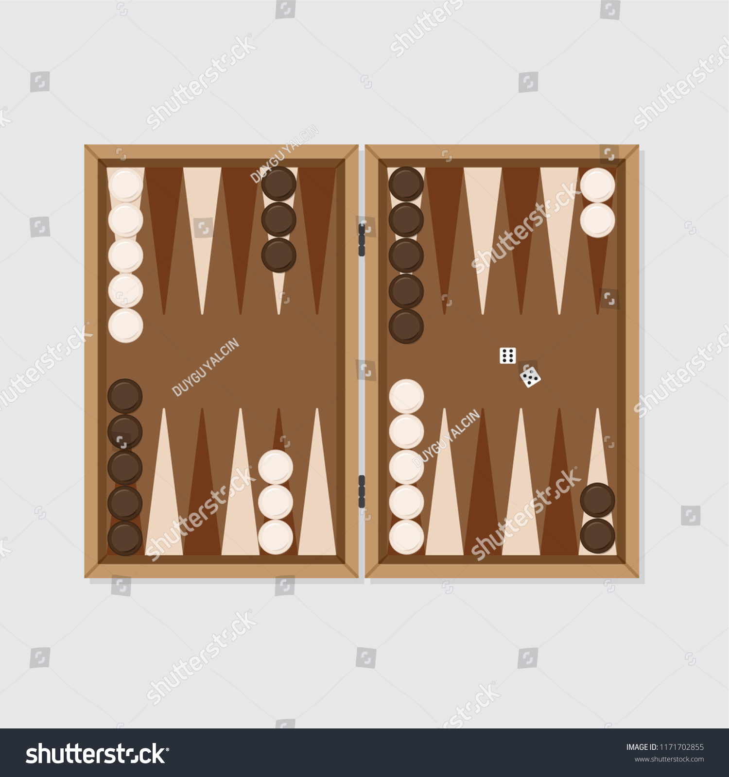 SVG of 
Backgammon Board Vector svg