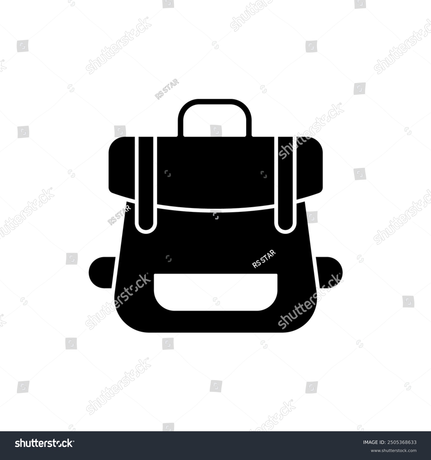 recommend clip art: 
backpack concept line icon. Simple element illustration.backpack concept outline symbol design.