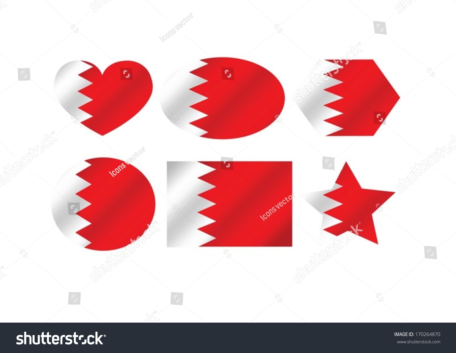 Idea Design Bahrain | bahrain flag themes idea design stock vector 170264870 Idea Design Bahrain | bahrain flag themes idea design stock vector 170264870