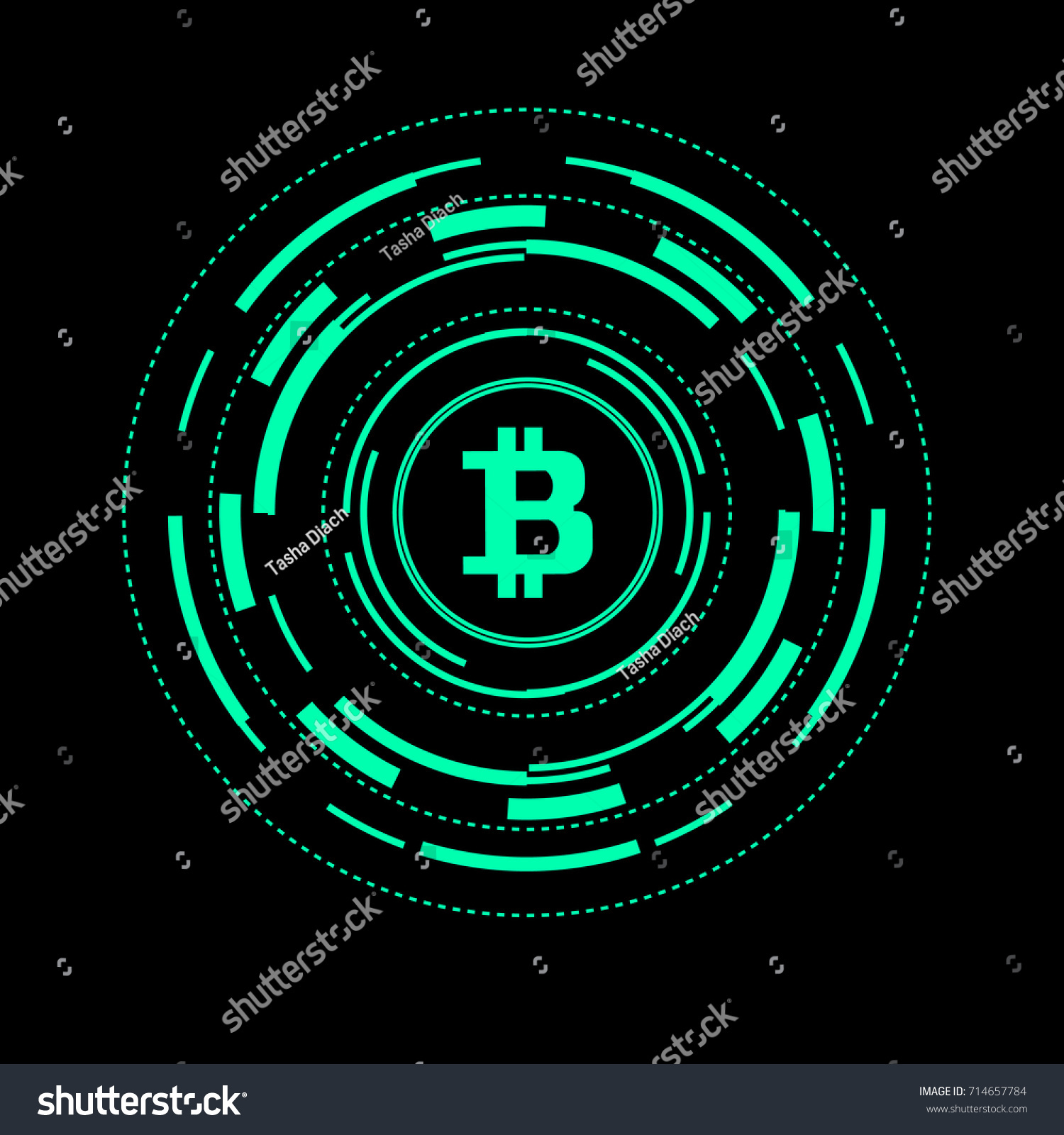 SVG of  Bitcoin.Abstract Circuit Board Bitcoin Technology Background Illustration.Abstract technology bitcoins logo on binary code. svg