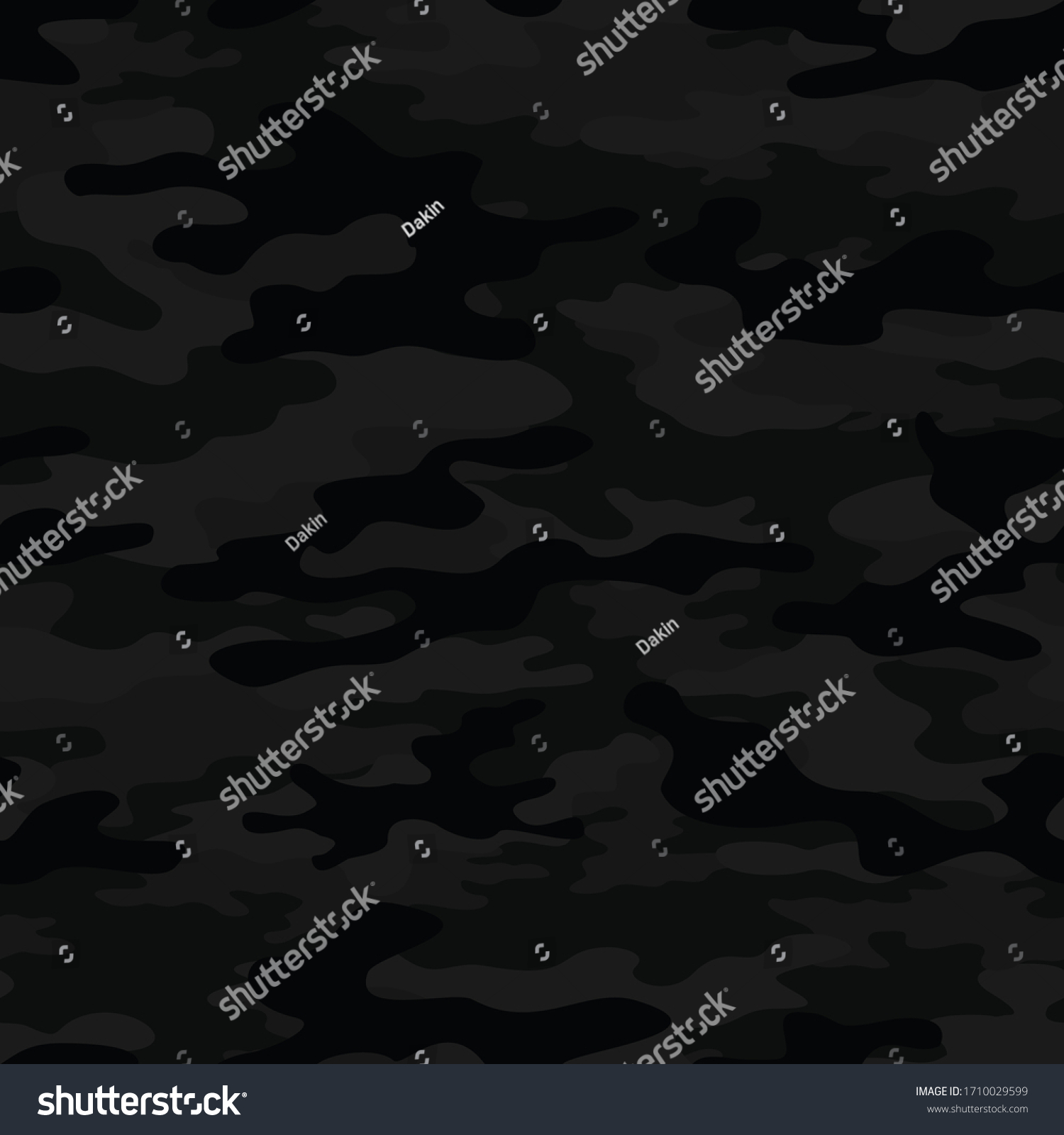SVG of 
Black camouflage seamless pattern pattern. Vector camo background. svg