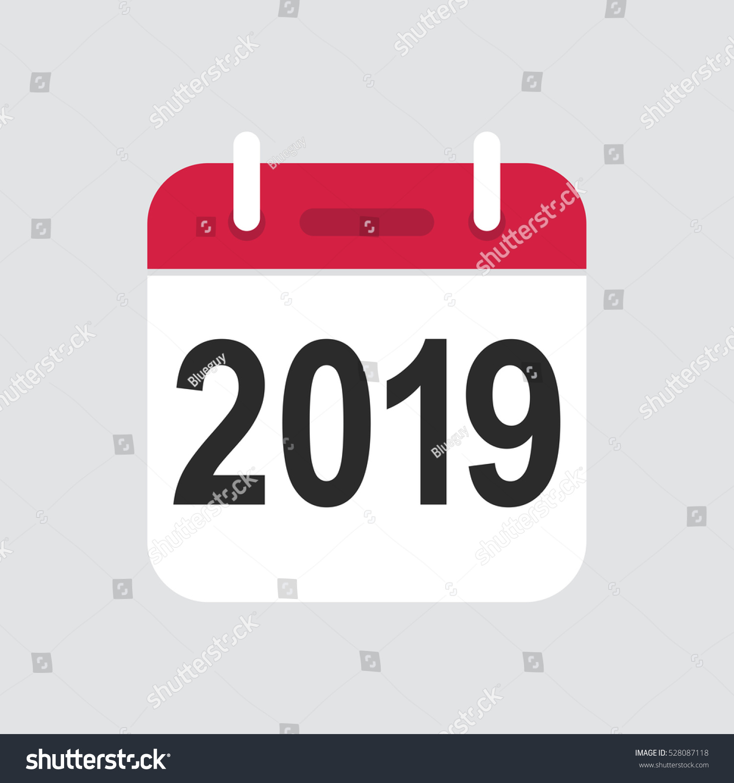 logo vector 2019 528087118 2019 Calendar Icon Stock Vector Vector