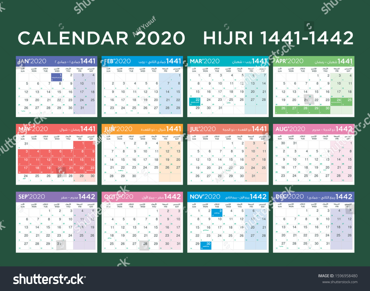 Calendar 2020 islamic Download Islamic