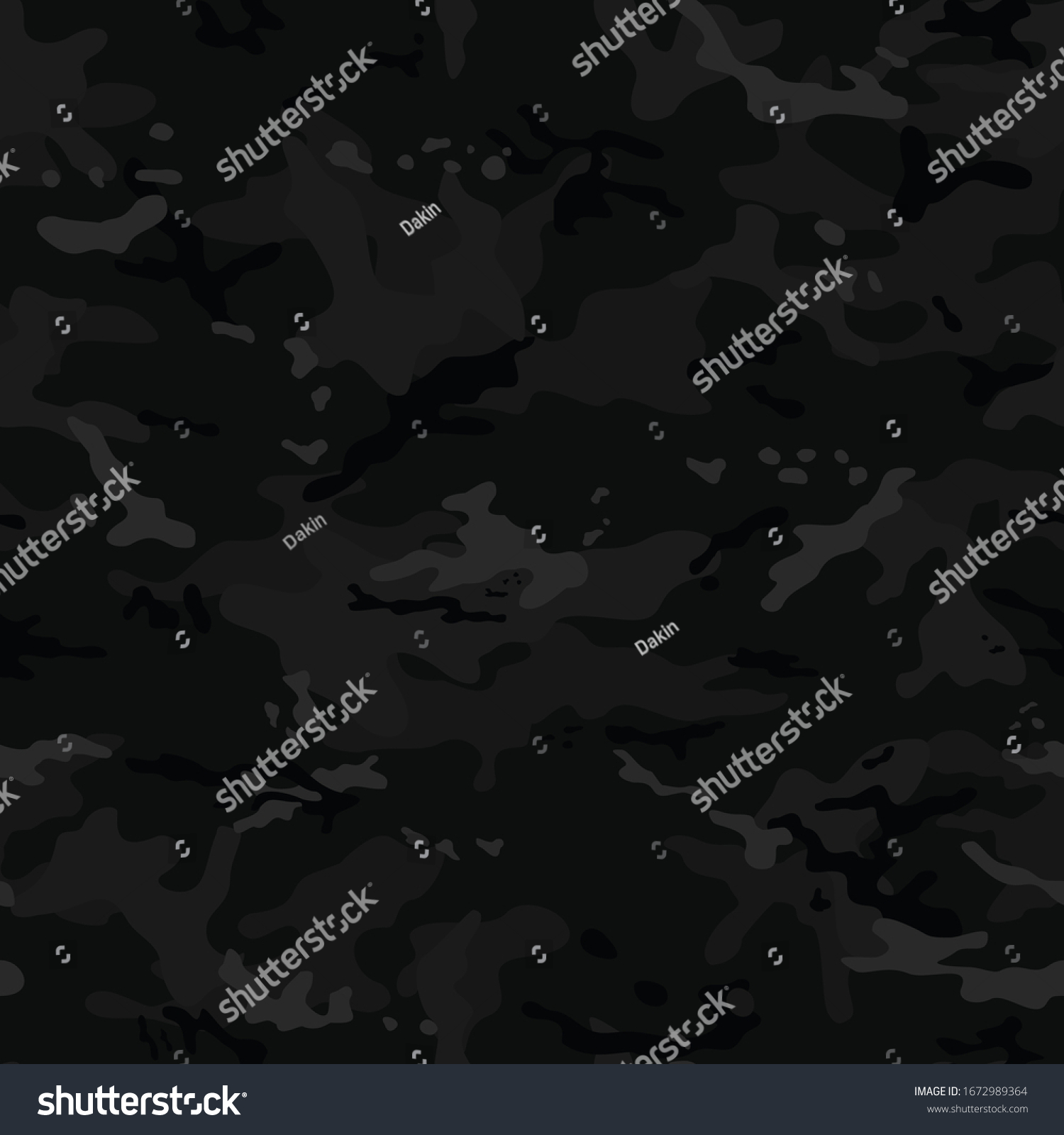 SVG of 
camouflage black seamless pattern. Military texture on textiles. Vector design. svg