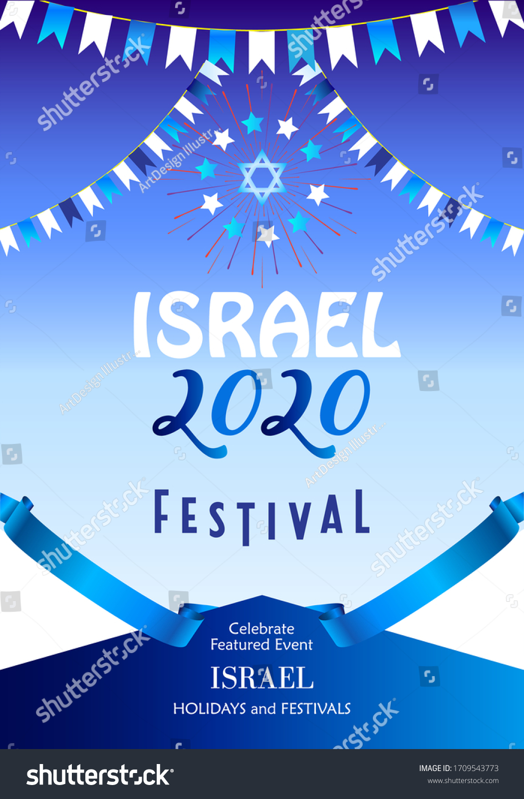 2020 Celebrate Israel 72 Anniversary Independence Stock Vector Royalty   Stock Vector  Celebrate Israel Anniversary Independence Day Yom Haatzmaut Jewish Holiday Festive 1709543773 