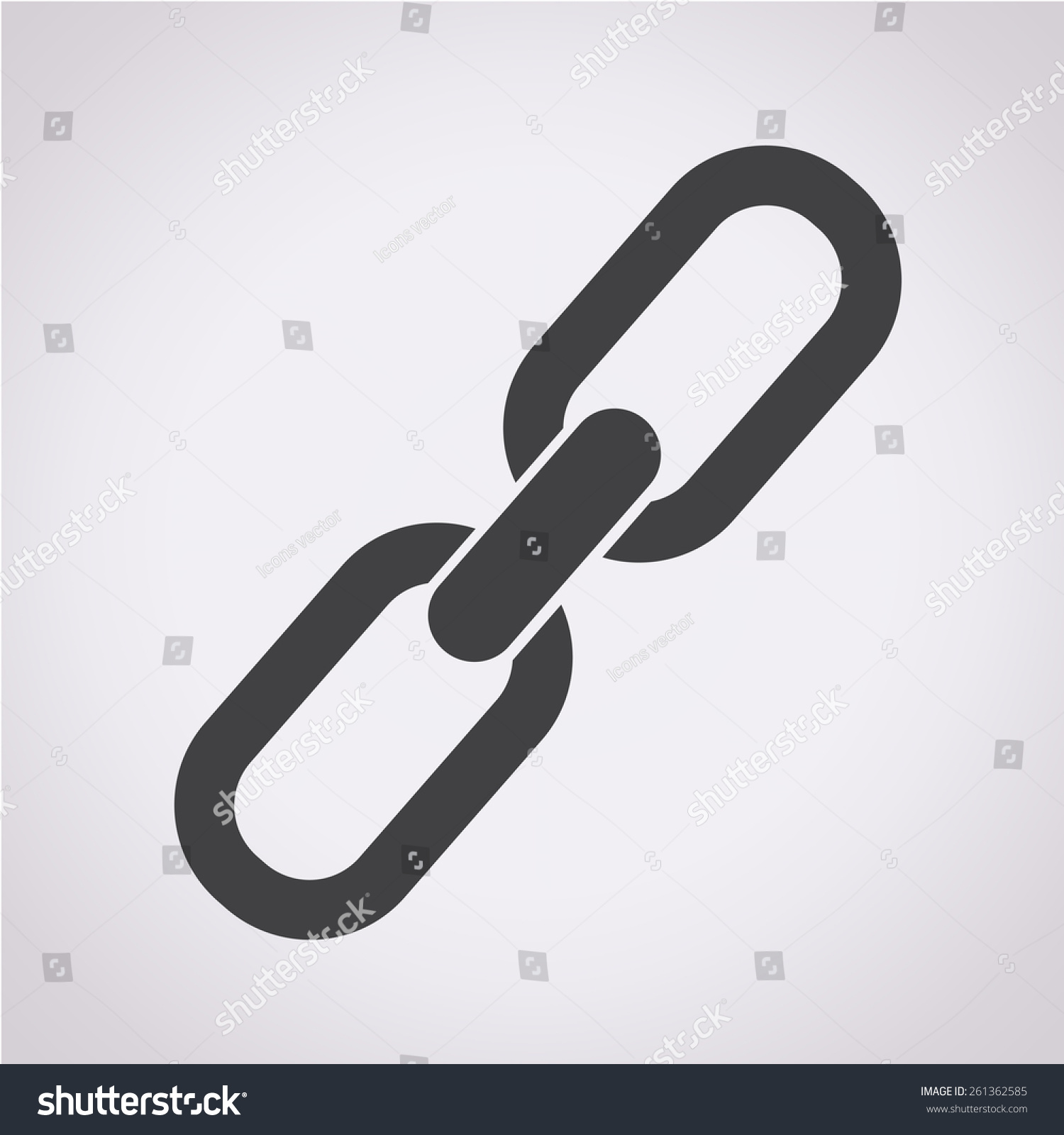 Chain Icon Stock Vector (Royalty Free) 261362585