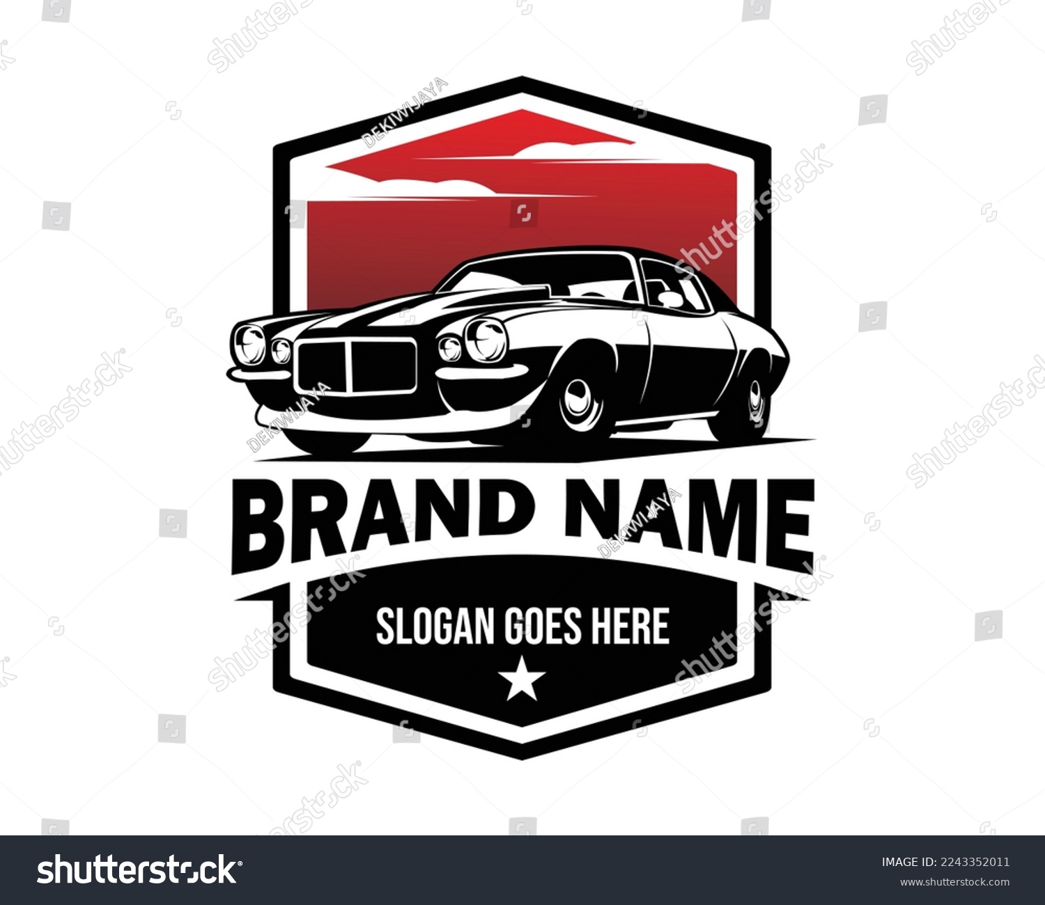 SVG of 1970 chevy camaro. white background isolated vector silhouette showing from the front. Best for badge, emblem, icon, sticker design, car industry. svg