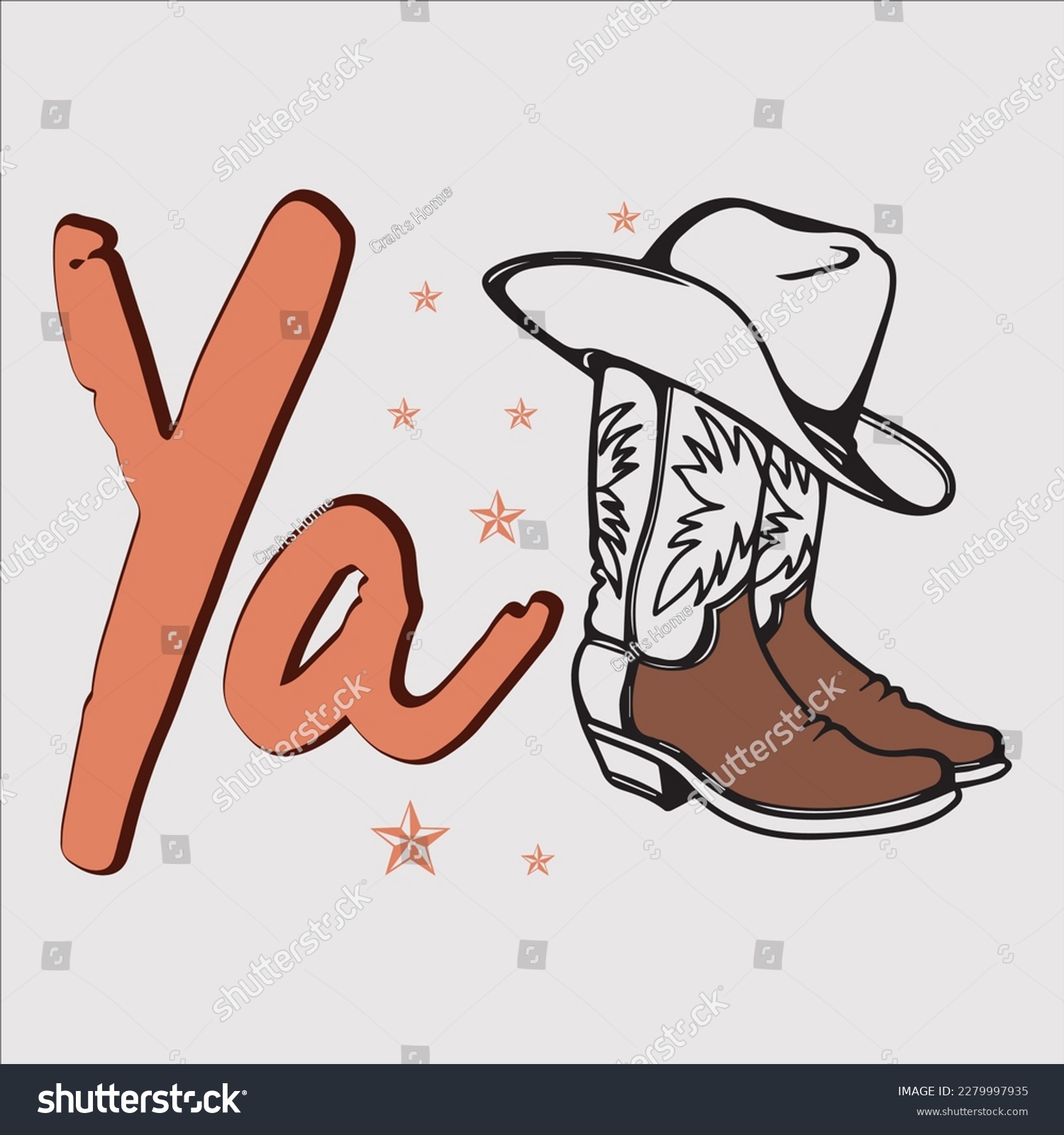 SVG of  cowboy, cowgirl, western, texas, country, cowboy hat, hey, funny, cowboy boots, howdy, svg