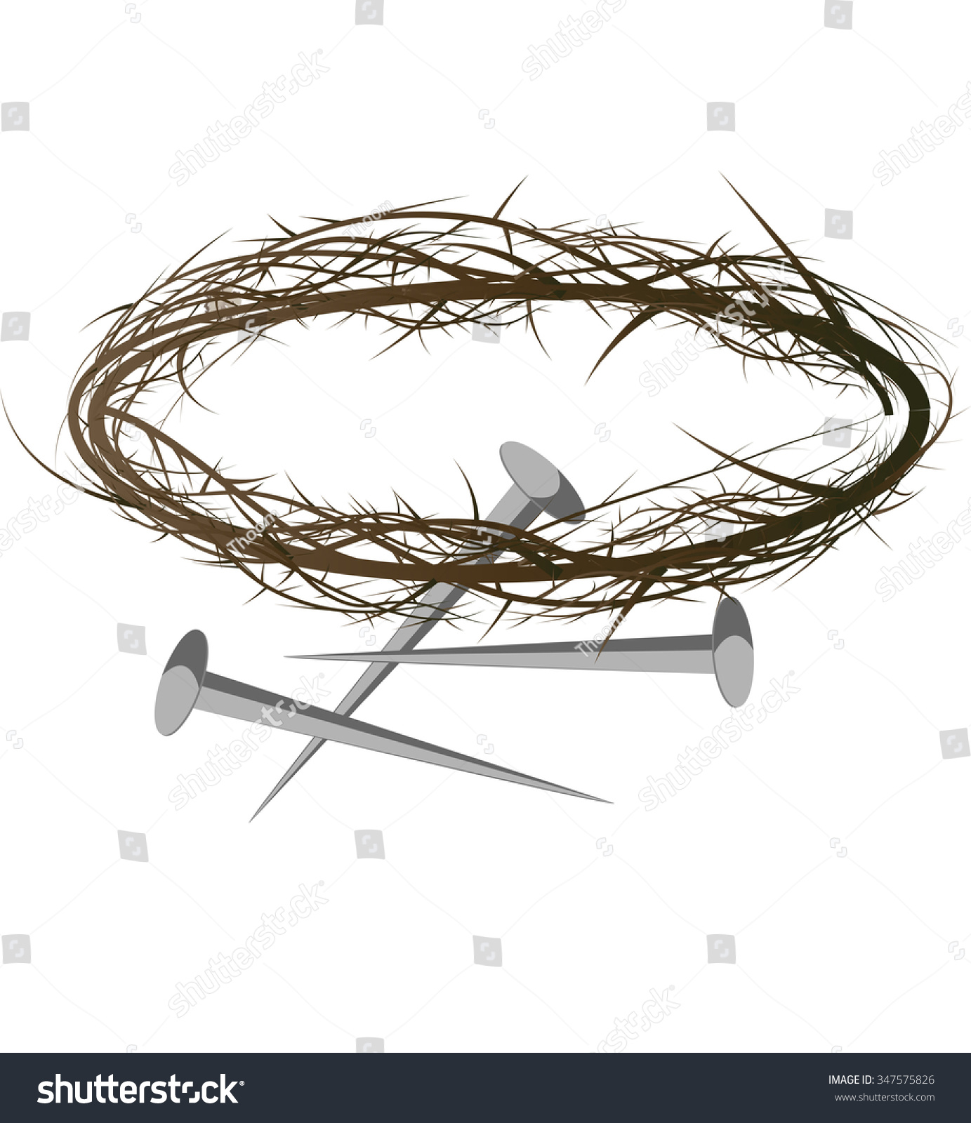 Free Free 145 Crown Of Thorns And Nails Svg SVG PNG EPS DXF File
