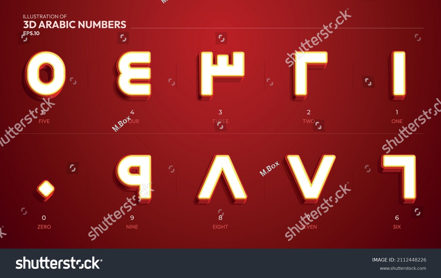 3d-arabic-numbers-vector-illustration-3d-stock-vector-royalty-free-2112448226