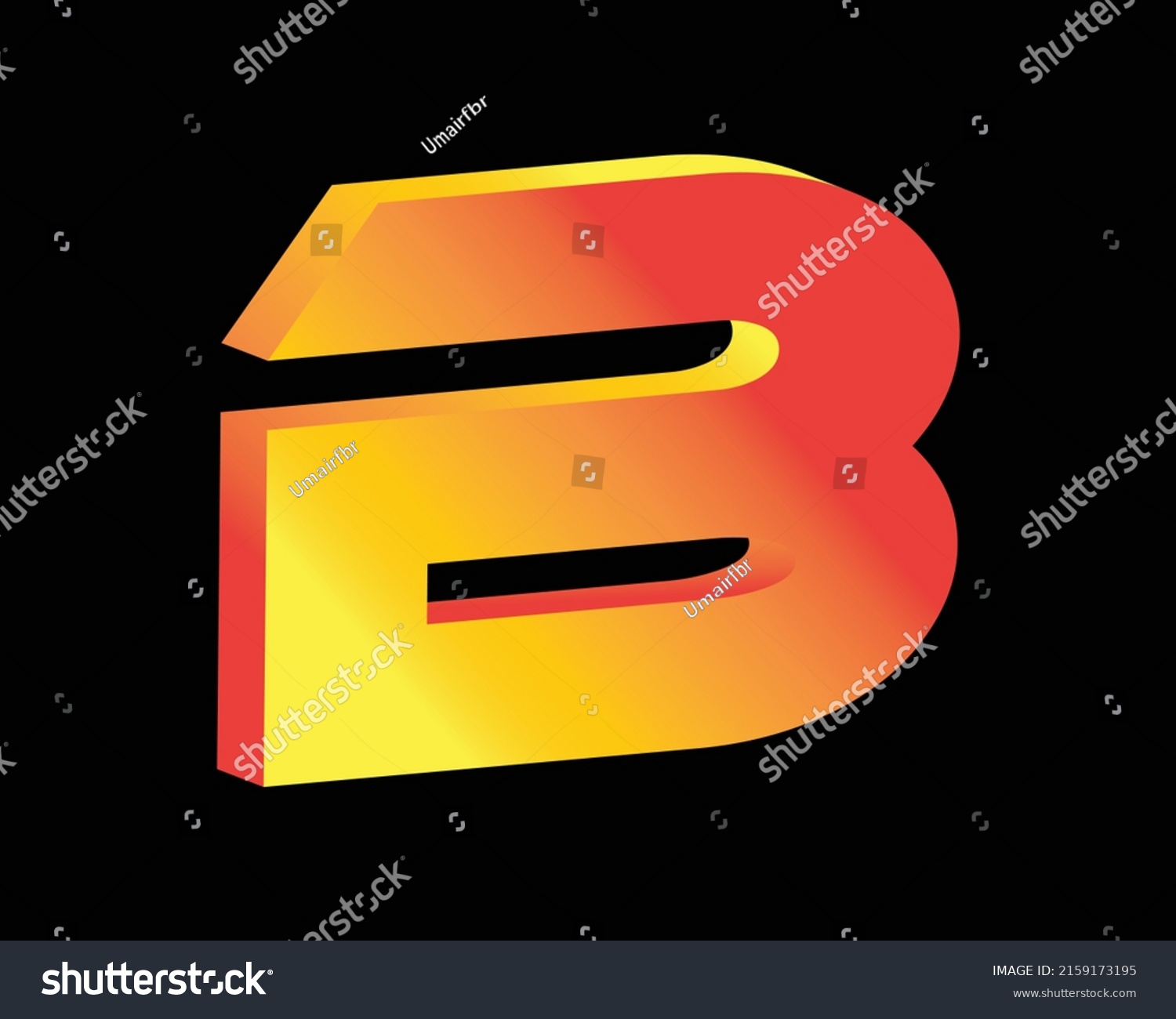 3d-b-name-alphabet-templatevolumetric-alphabet-stock-vector-royalty