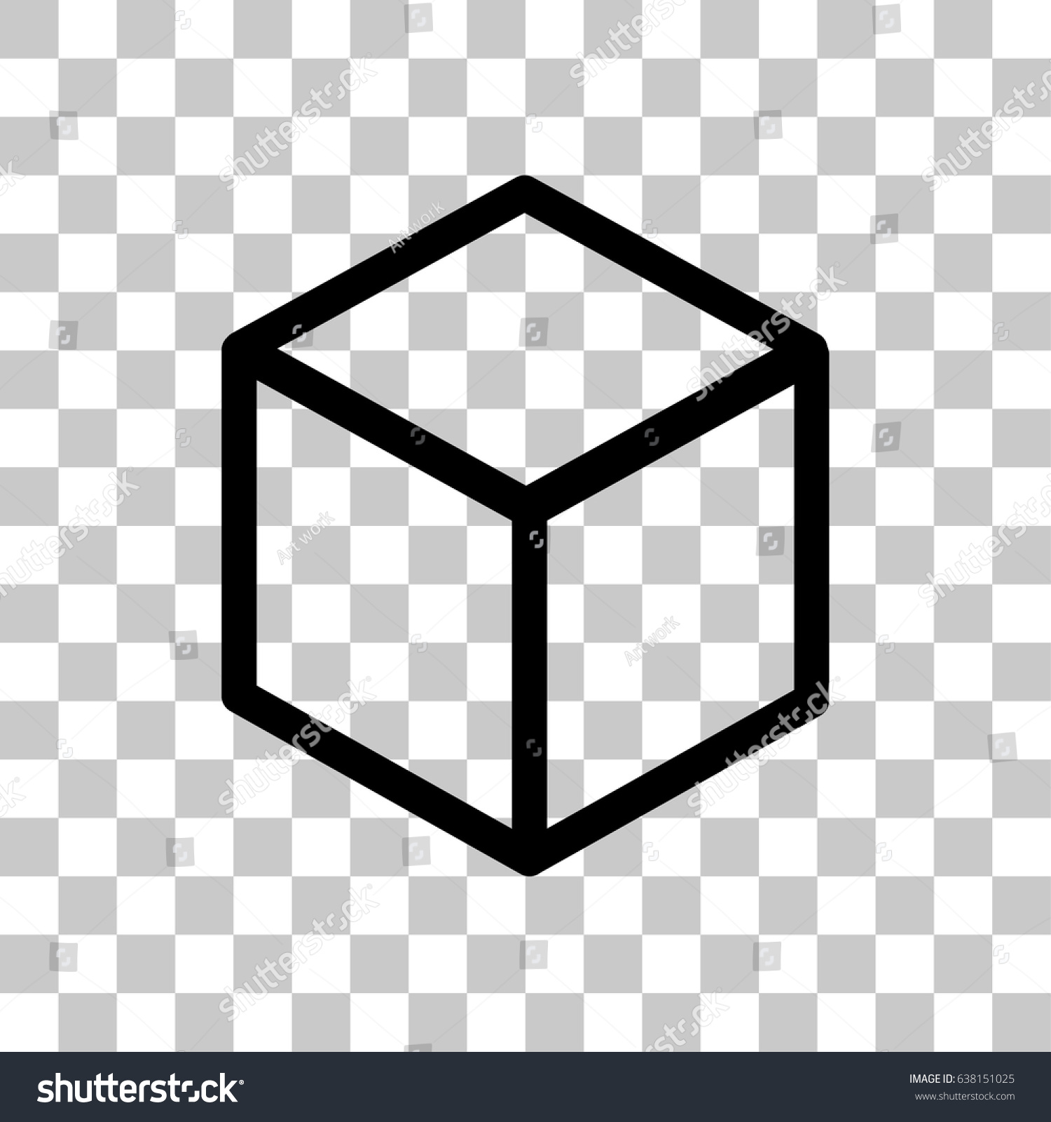 3d Cube Logo Design Icon Vector Stock Vector (Royalty Free) 638151025 ...