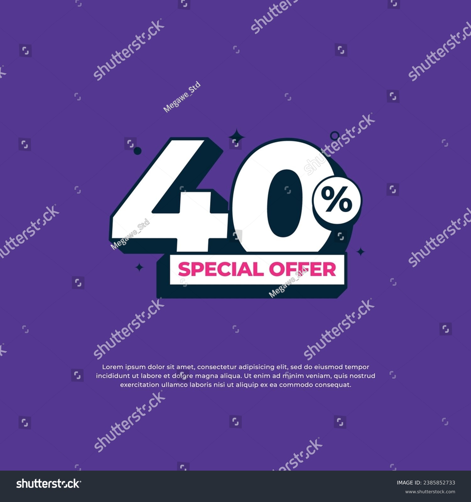 SVG of 3d illustrations. discount up to 40% off special offer svg