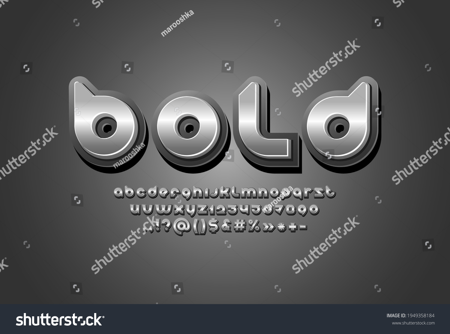 SVG of 3D metal font, metallic rounded alphabet, letters A, B, C, D, E, F, G, H, I, J, K, L, M, N, O, P, Q, R, S, T, U, V, W, X, Y, Z and numbers 0, 1, 2, 3, 4, 5, 6, 7, 8, 9, vector illustration 10eps svg