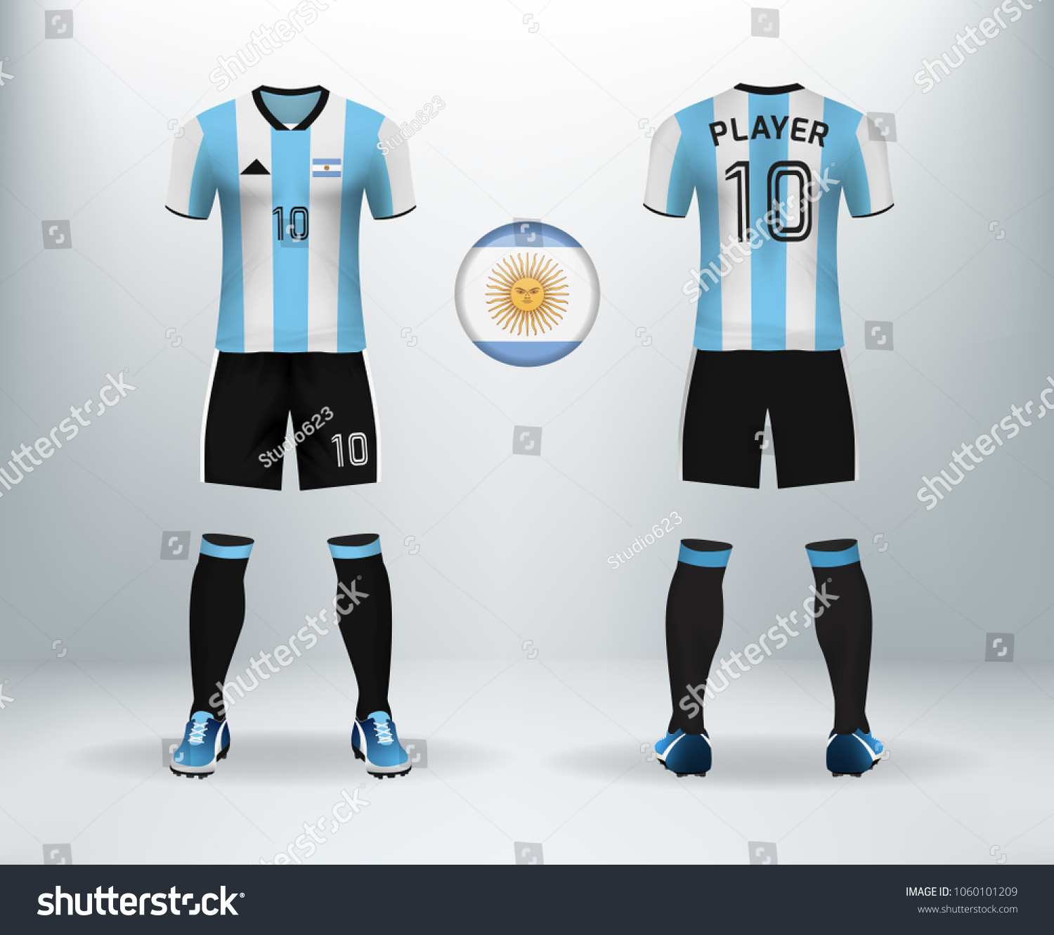 argentina national team uniform