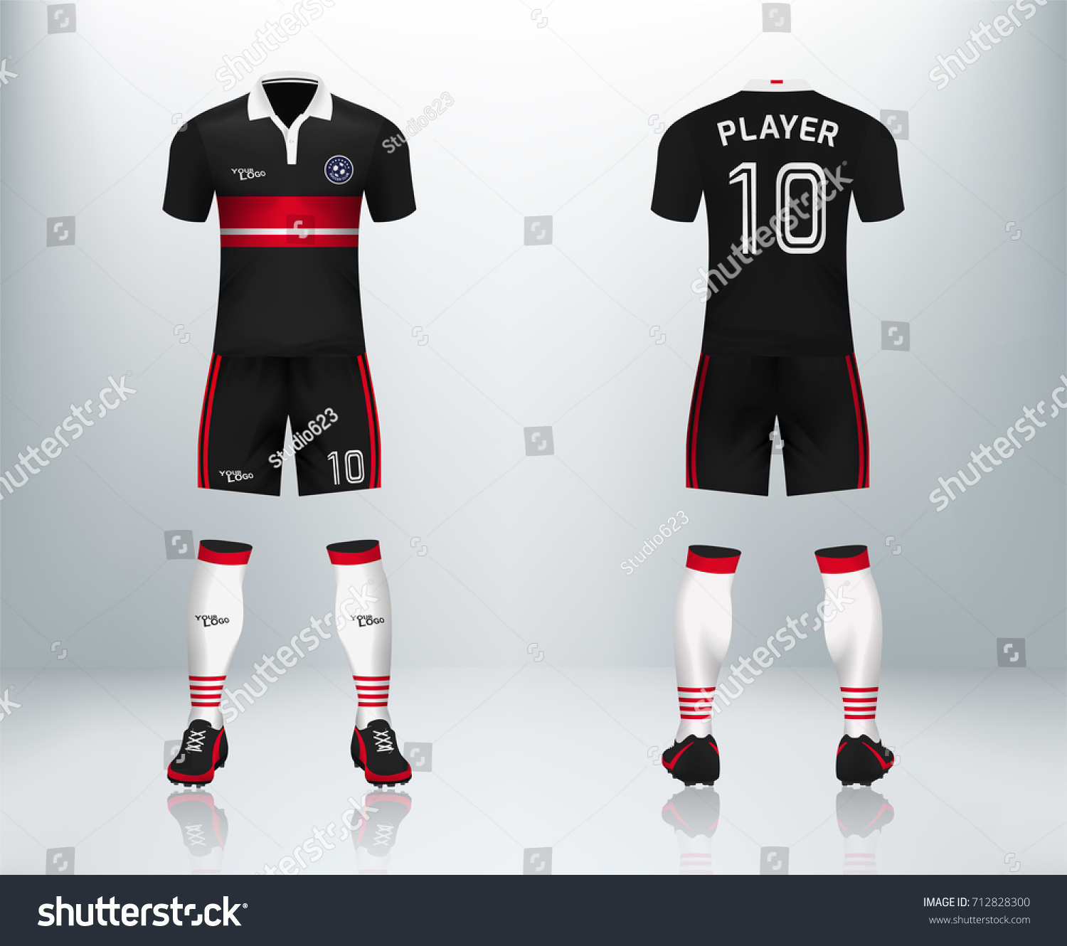 black socks jersey