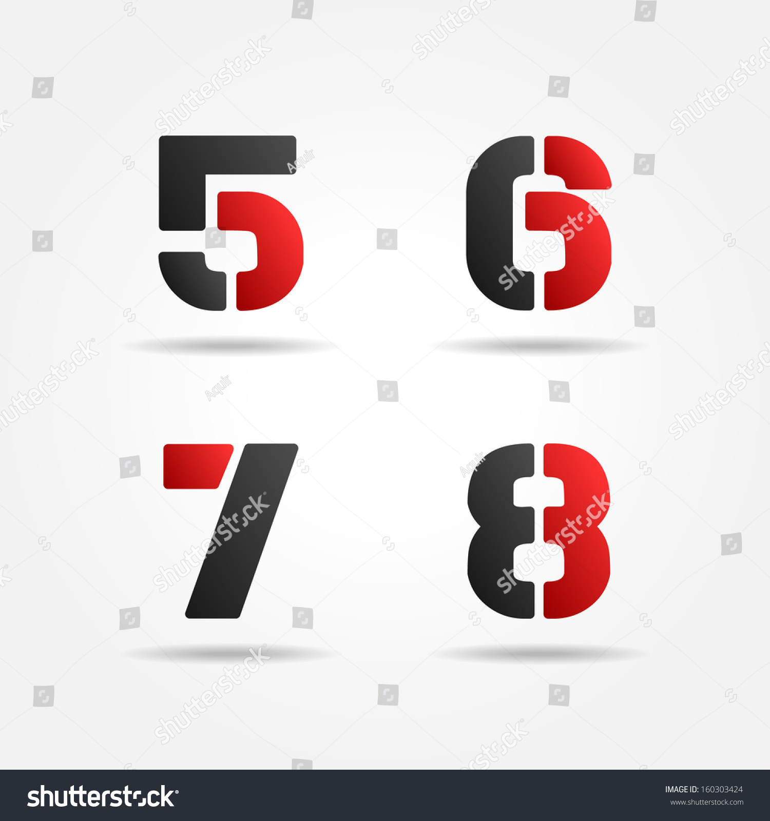 5678-3d-red-stencil-numbers-stock-vector-royalty-free-160303424