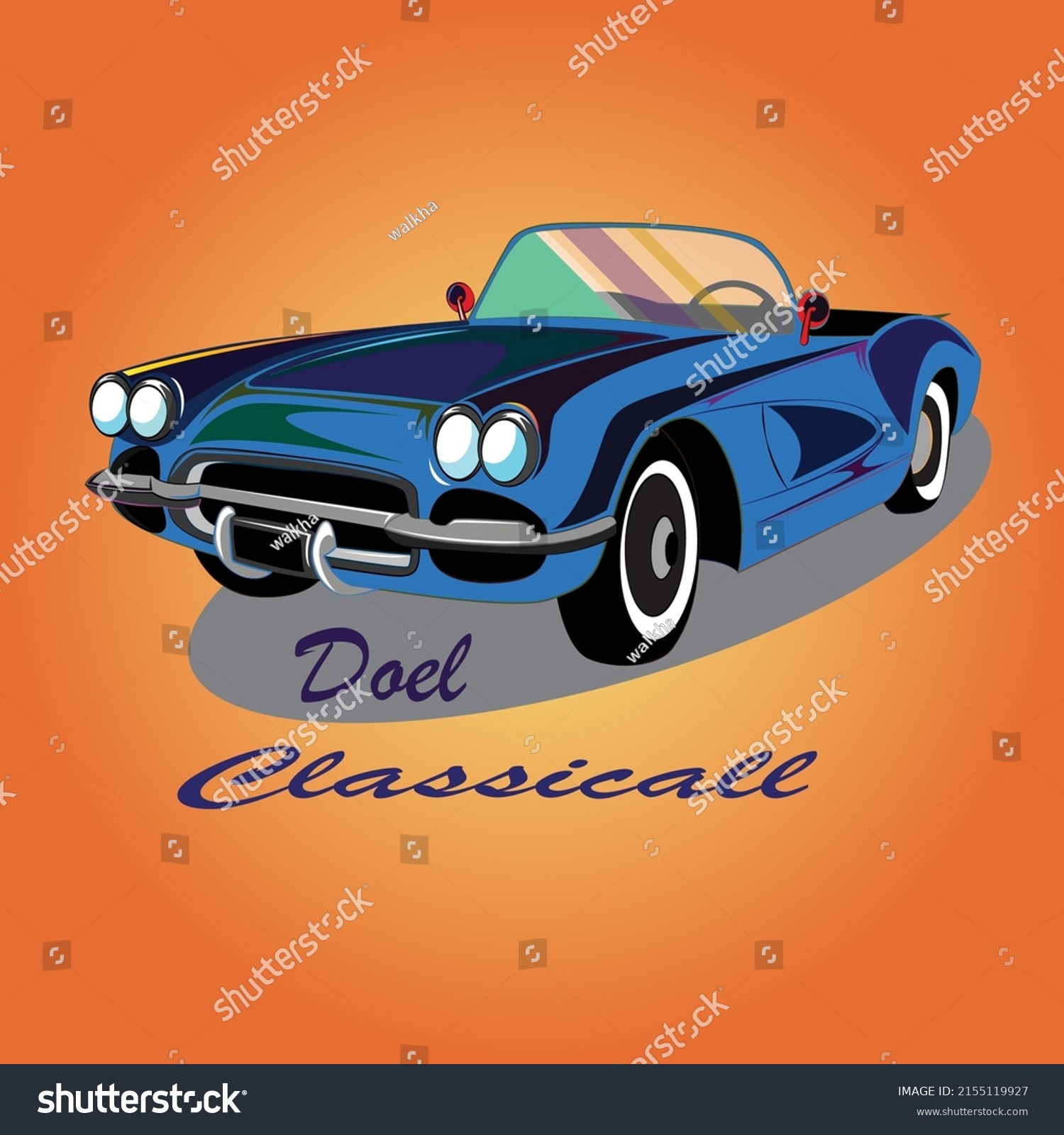 SVG of 3D rendering of a brand-less generic concept car in studio environment svg