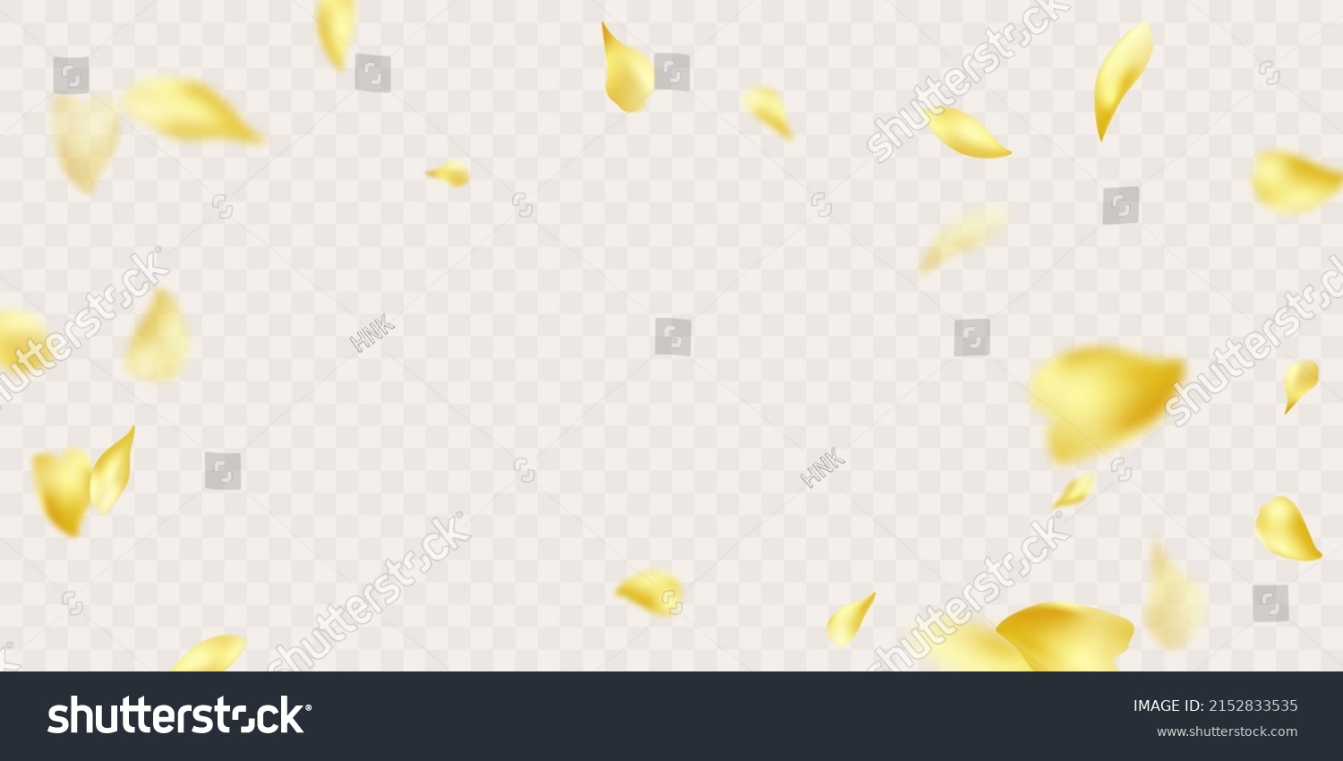 SVG of 3d rendering of falling sunflower petals on a white background svg