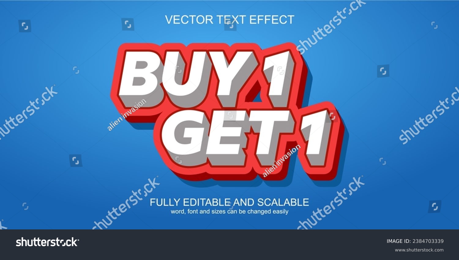SVG of 3d text effect buy 1 get 1 vector editable svg