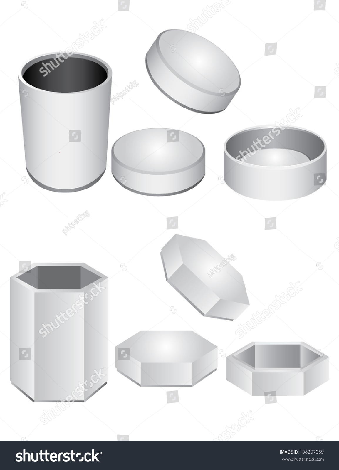 3d-white-cylinder-box-packaging-design-stock-vector-108207059