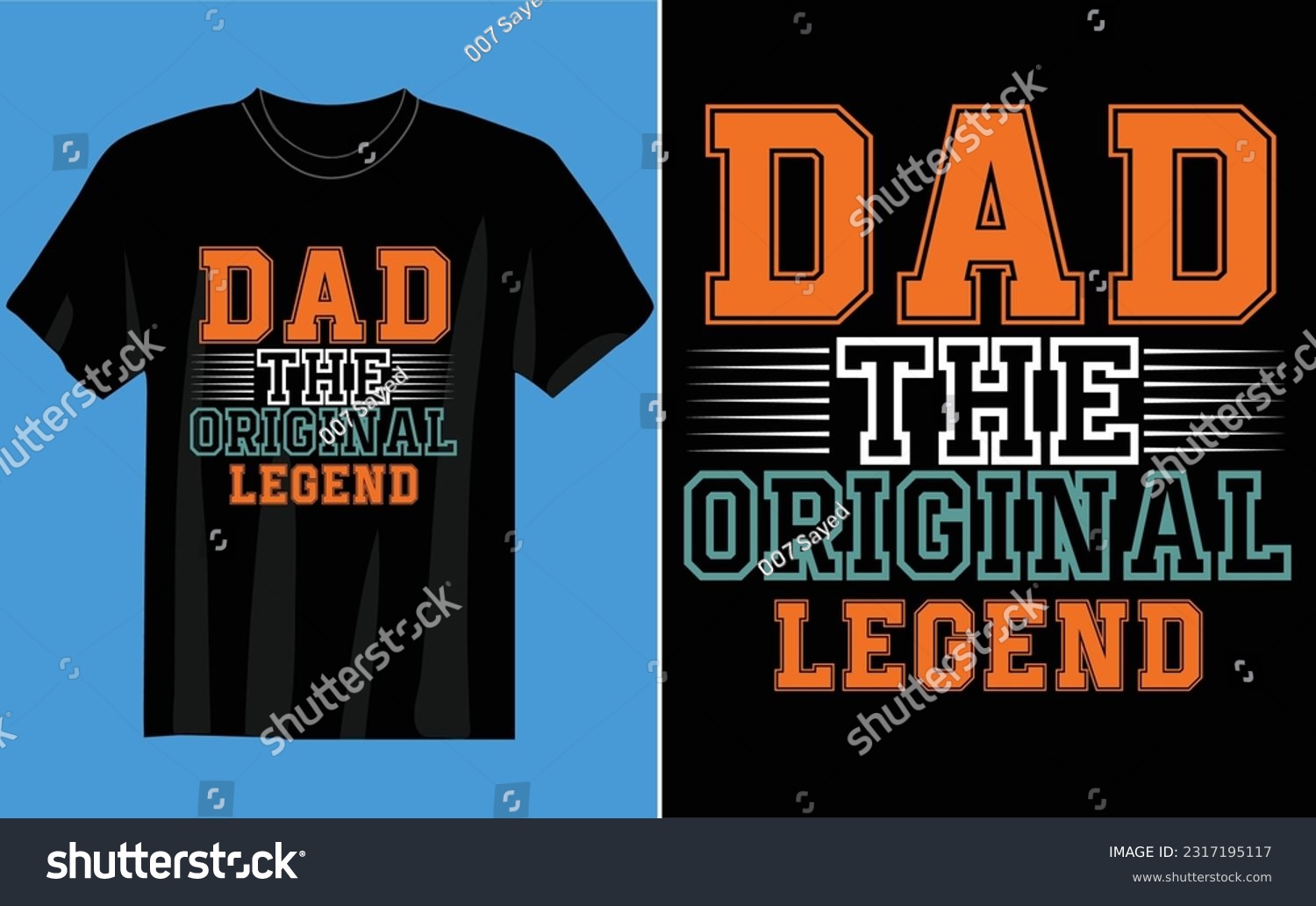SVG of  DAD THE ORIGINAL LEGEND T-SHIRT Father's day SVG bundle, t-shirt design, Dad Svg, Typography Father's Day t-shirt design, bundle svg