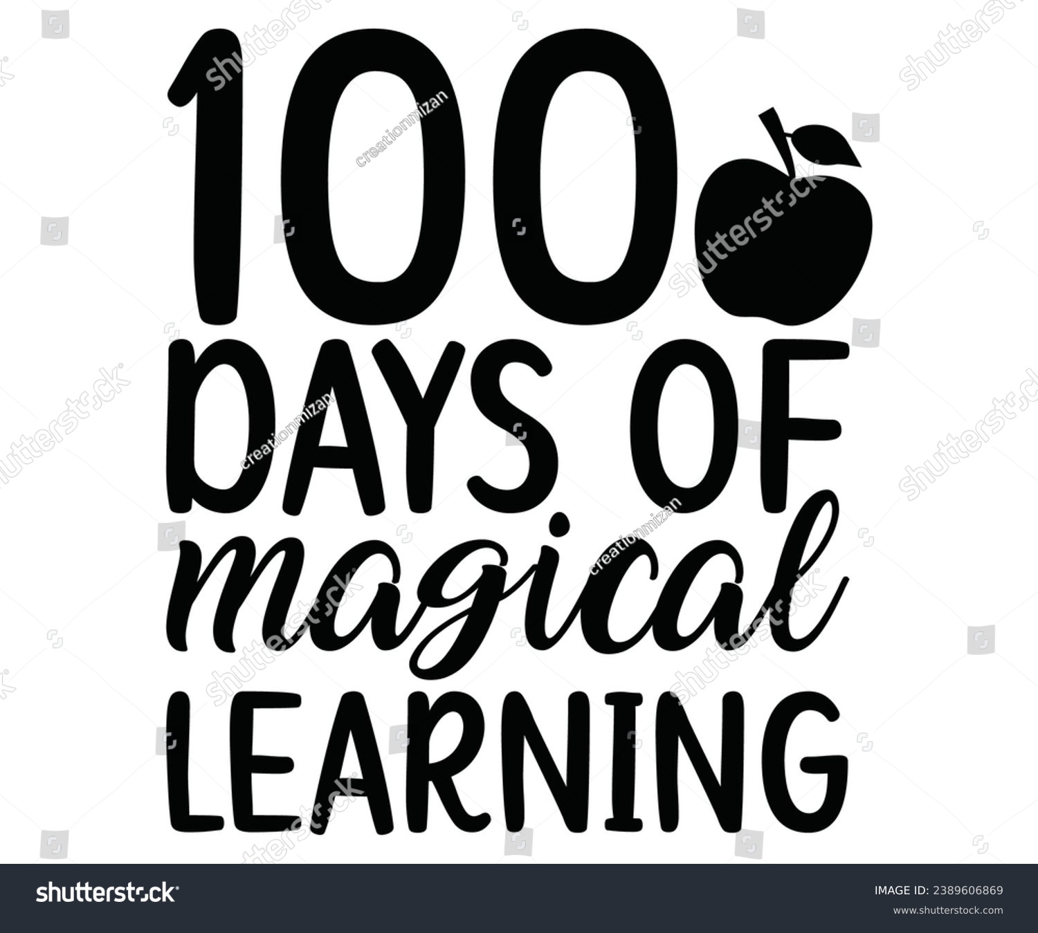 SVG of 100 days of magical Svg,100 Day School,Teacher,Football,Unlocked Gamer,rocked,Girls,happy,Kindergarten Life svg