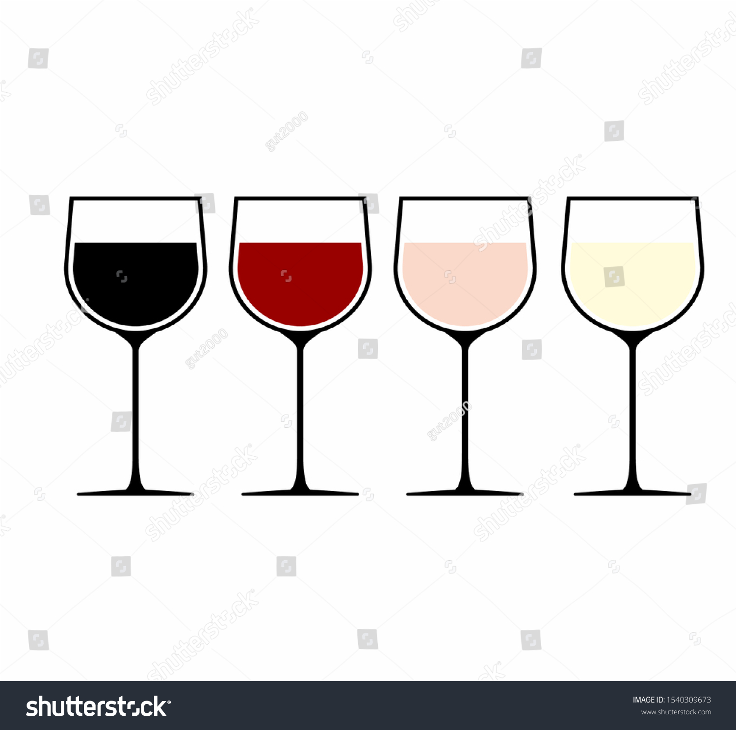 different wines