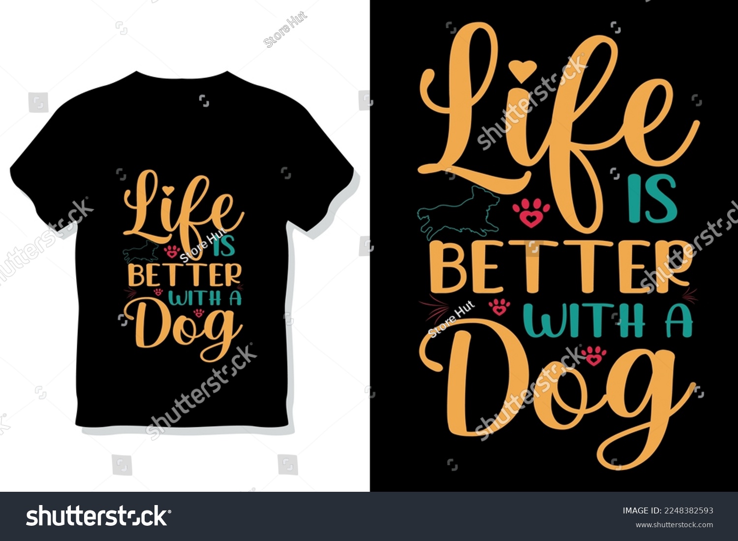 SVG of  dog SVG t shirt design svg
