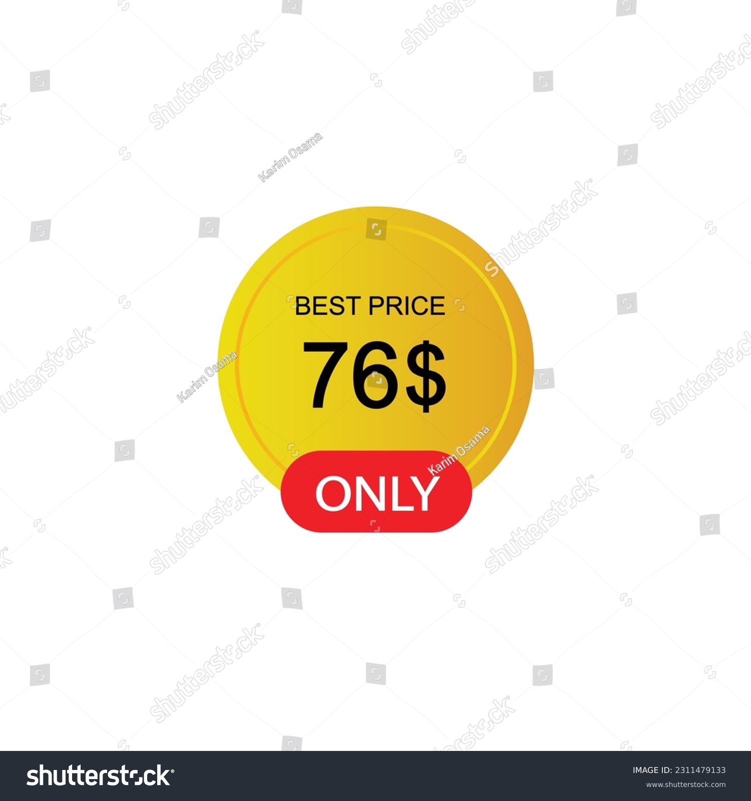SVG of $76 Dollar Only Sticker. sale promotion Design. Only 76 dollar price tag. 76 dollar USD Price tag. svg