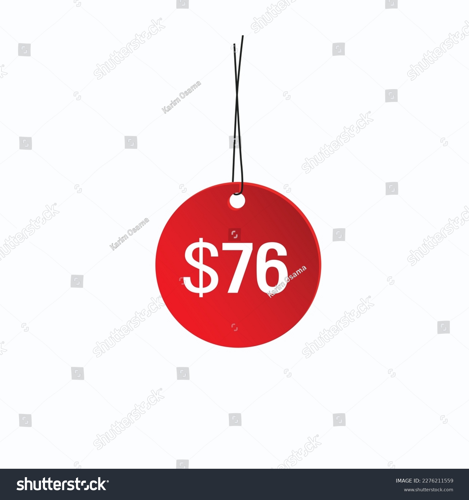 SVG of $76 Dollar price icon. 76 USD Price Tag. svg