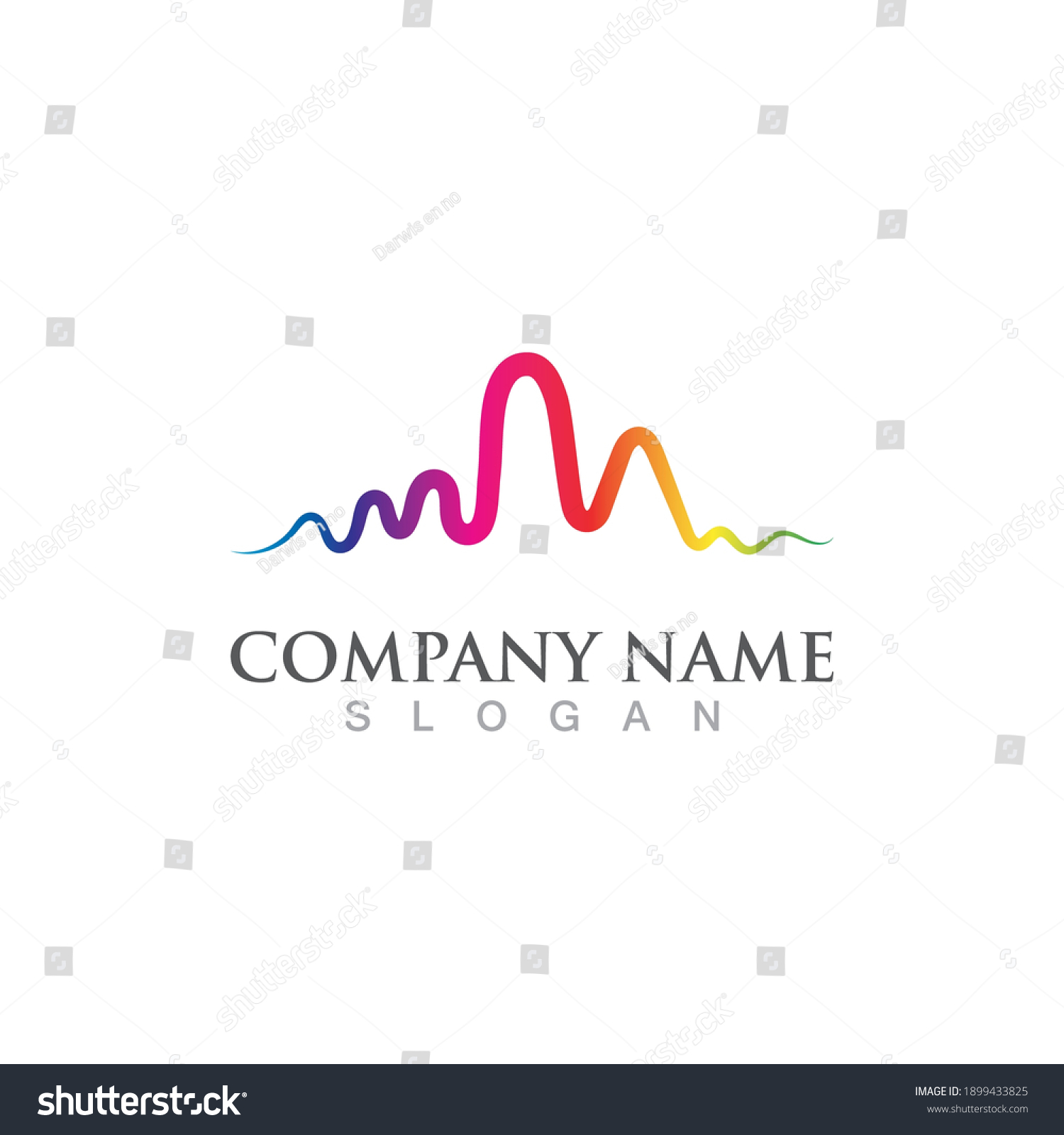 Equalizer Logo Symbol Design Stock Vector (Royalty Free) 1899433825