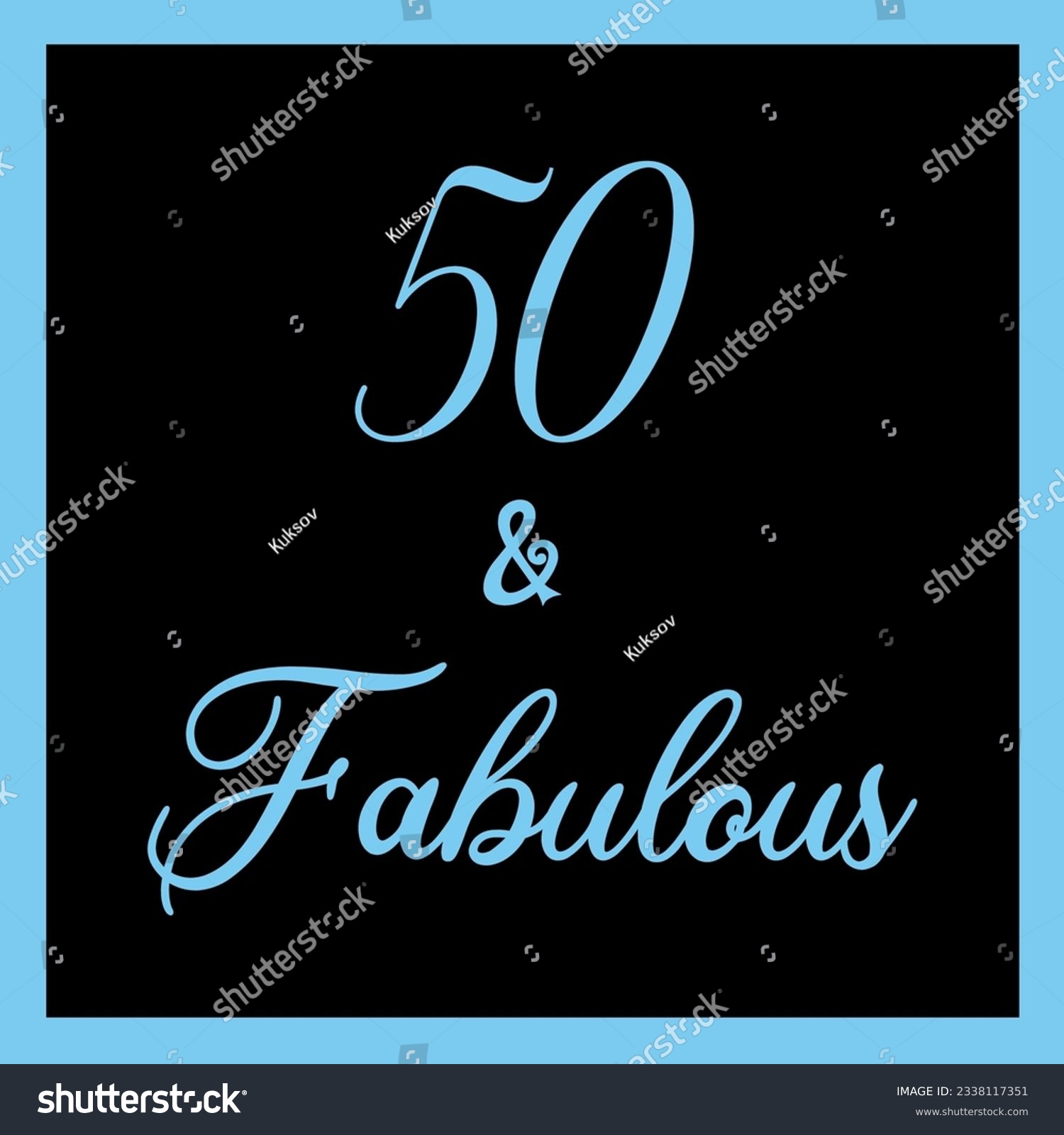 SVG of 50  fabulous. Fabulous Fifty birthday party vector calligraphy quote on white, lilac, pink, purple, violet, black background svg