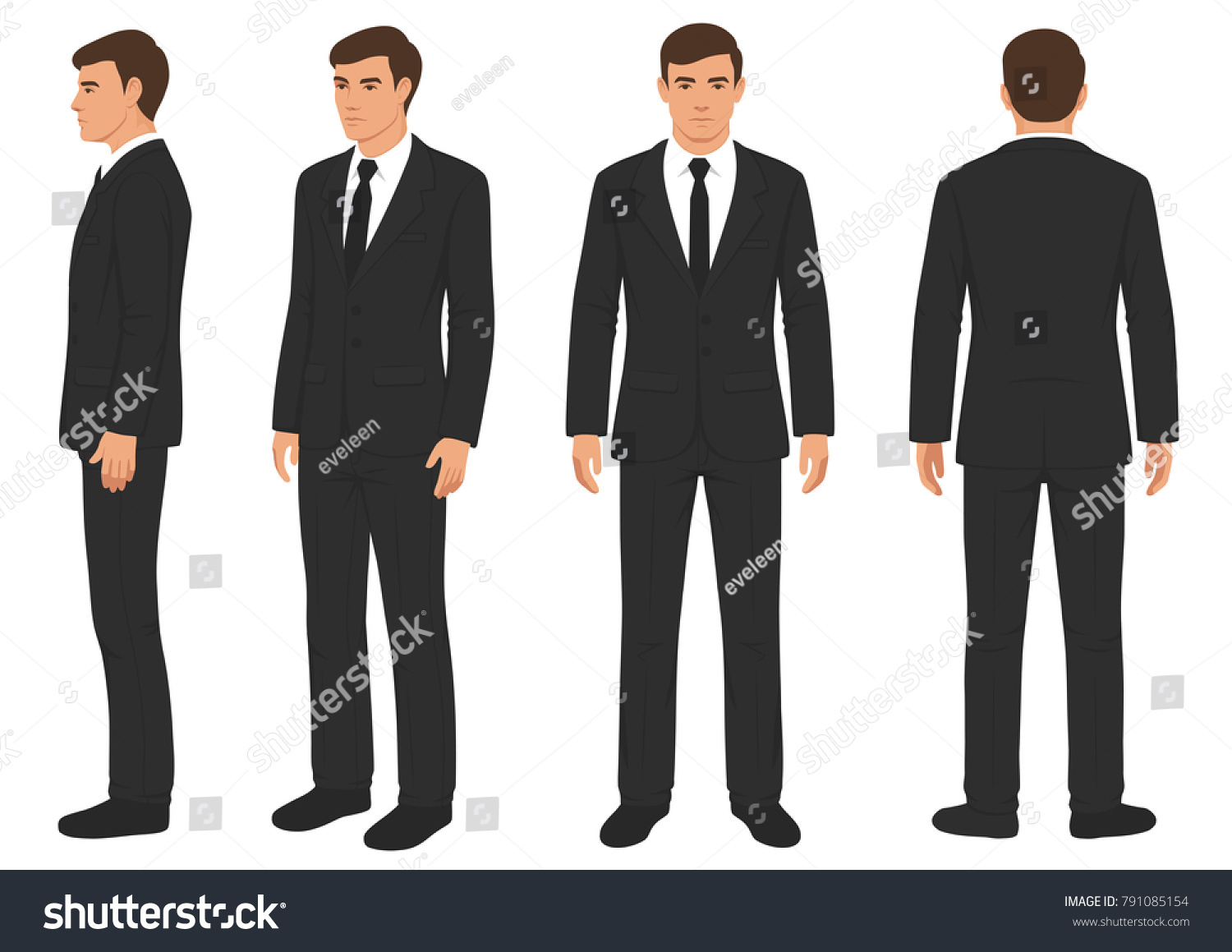 9-535-character-side-pose-stock-vectors-images-vector-art-shutterstock