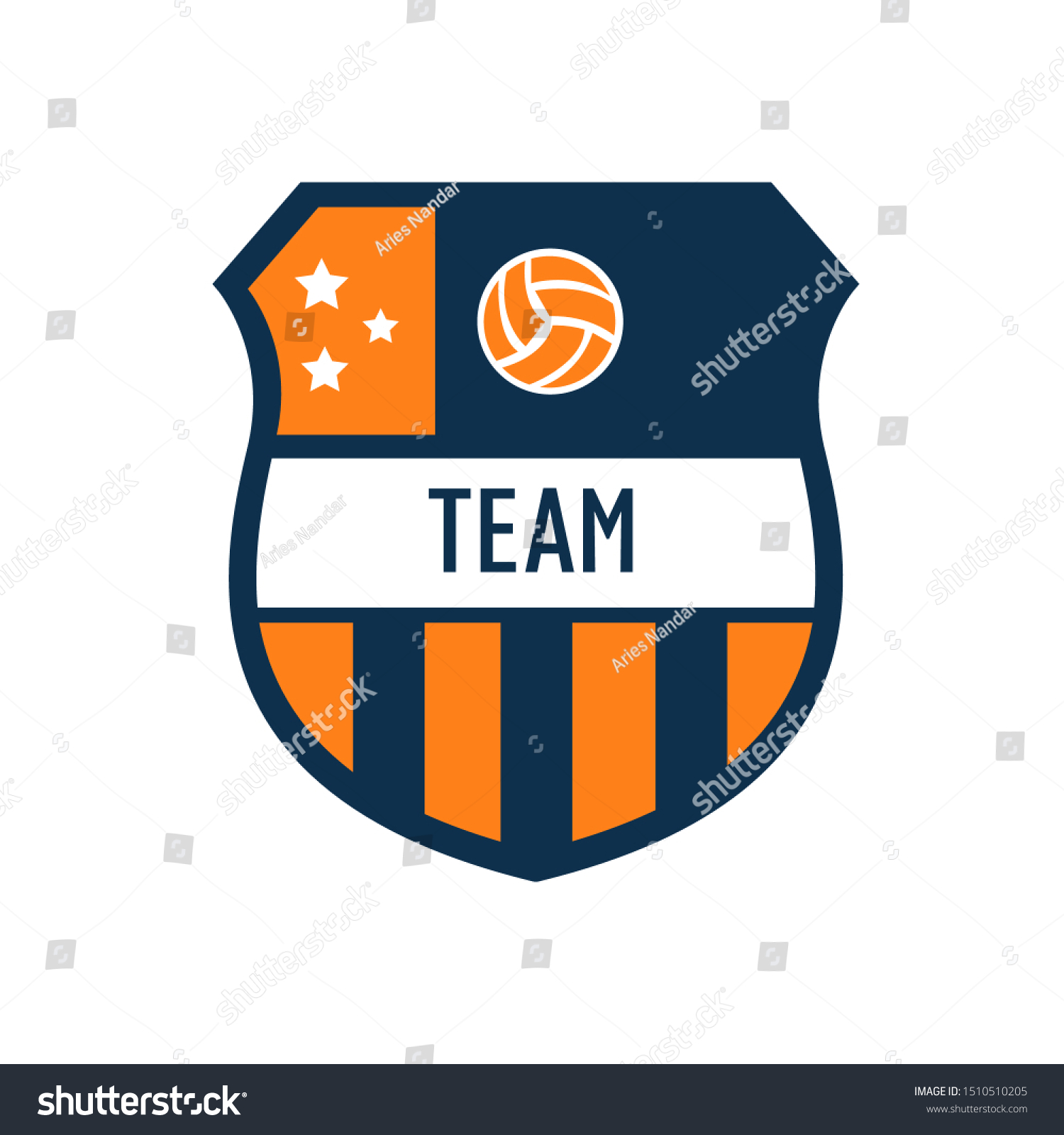 Football League Logo Labels Emblems Design Stock Vector Royalty Free