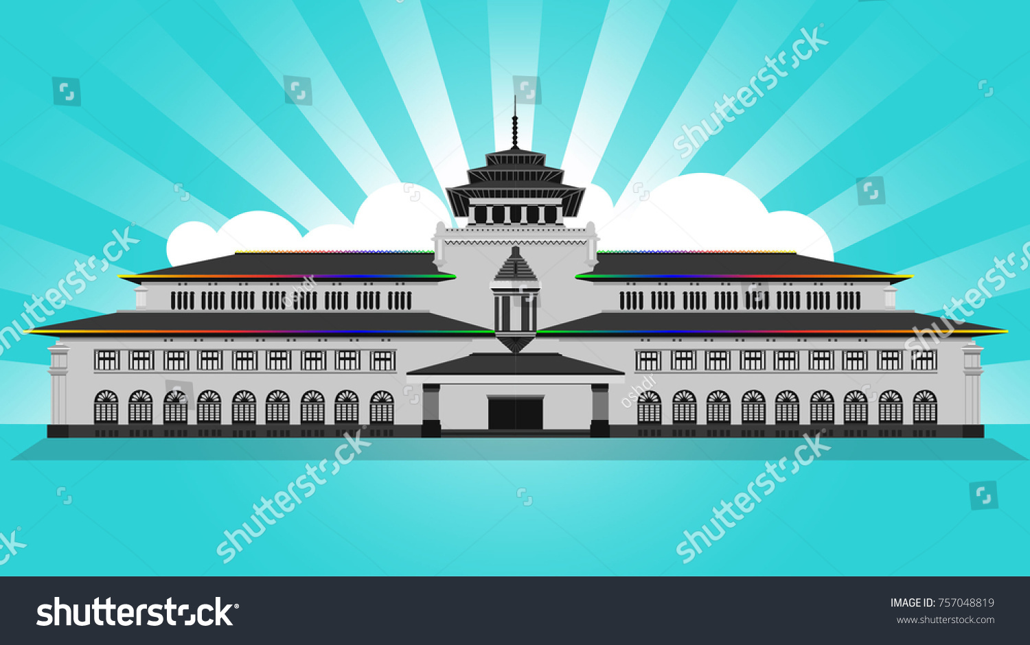 90 Gedung Sate Bandung Stock Vectors Images And Vector Art Shutterstock 2978